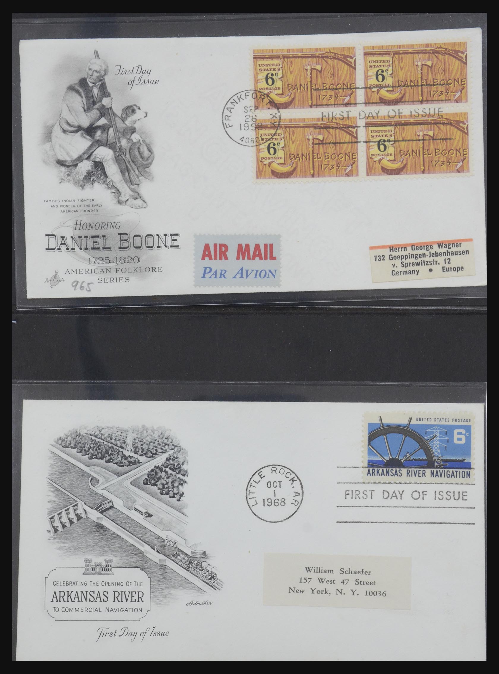 31913 0064 - 31913 USA fdc-collectie 1945-1990.