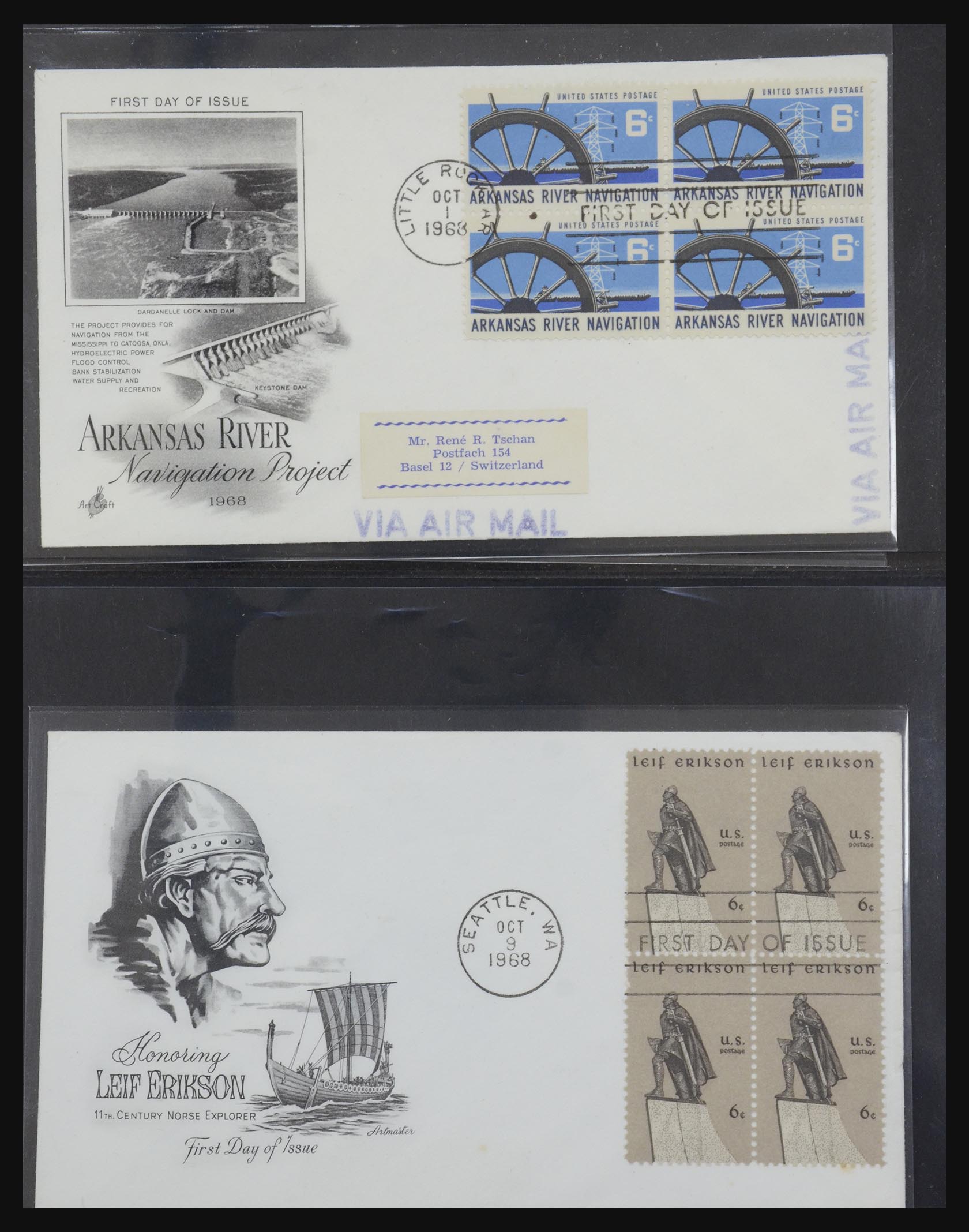 31913 0065 - 31913 USA first day cover collection 1945-1990.
