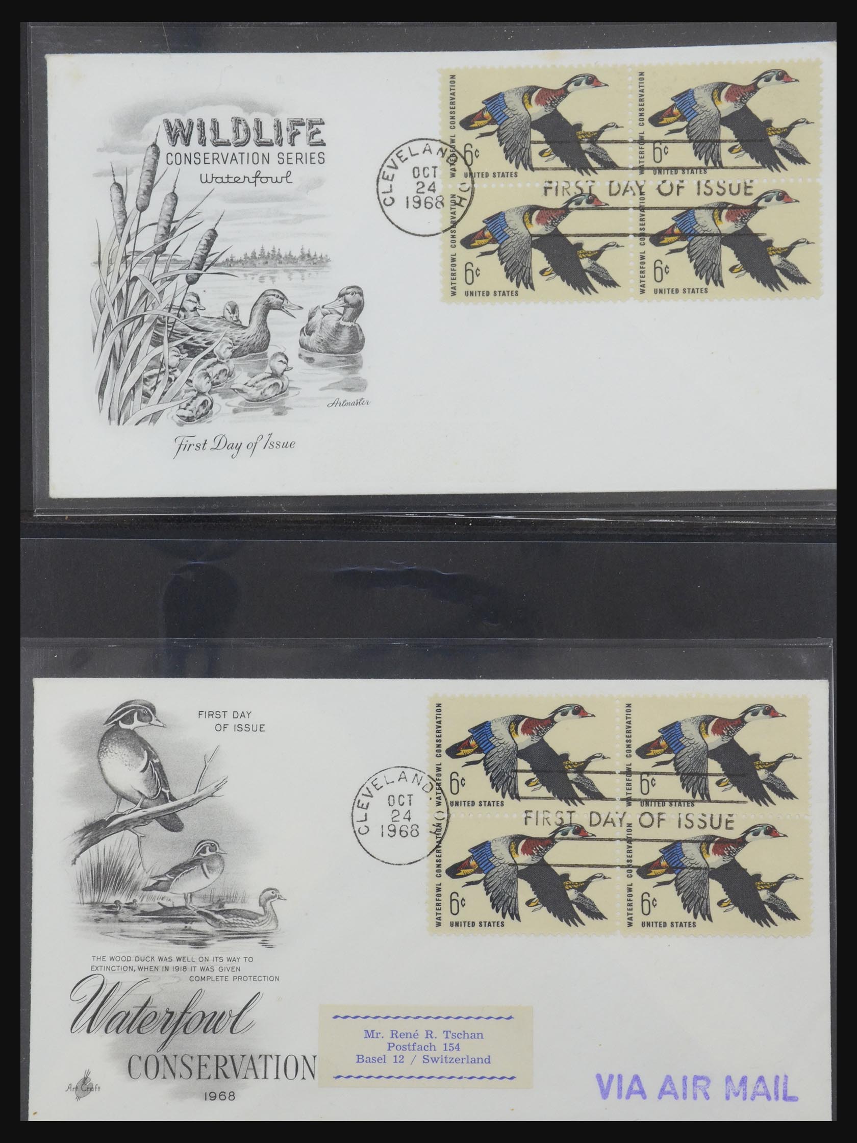 31913 0069 - 31913 USA first day cover collection 1945-1990.