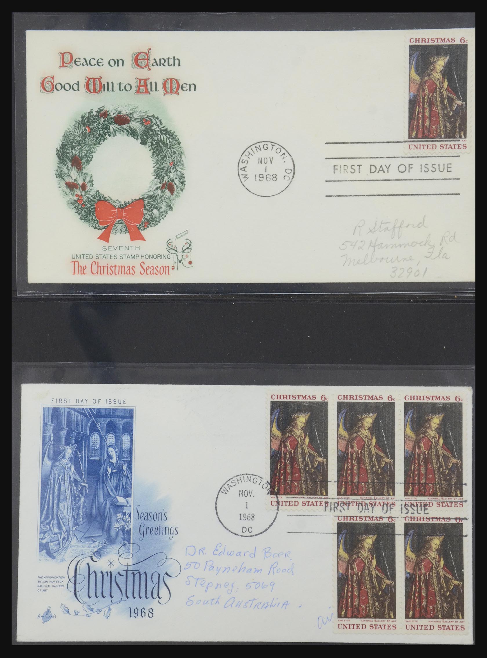 31913 0070 - 31913 USA first day cover collection 1945-1990.