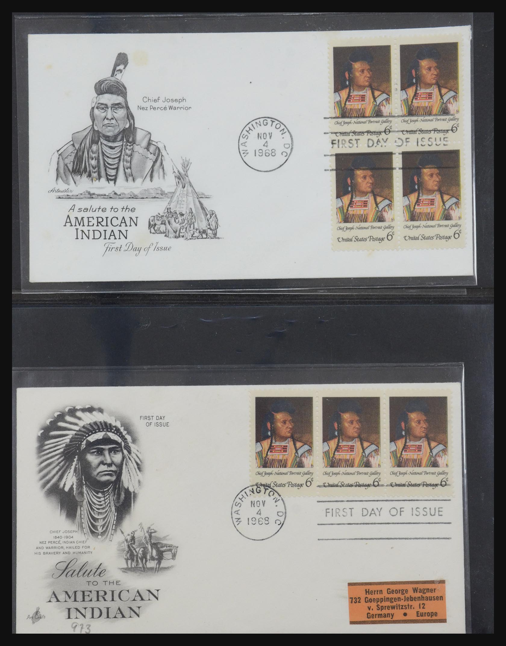 31913 0071 - 31913 USA fdc-collectie 1945-1990.