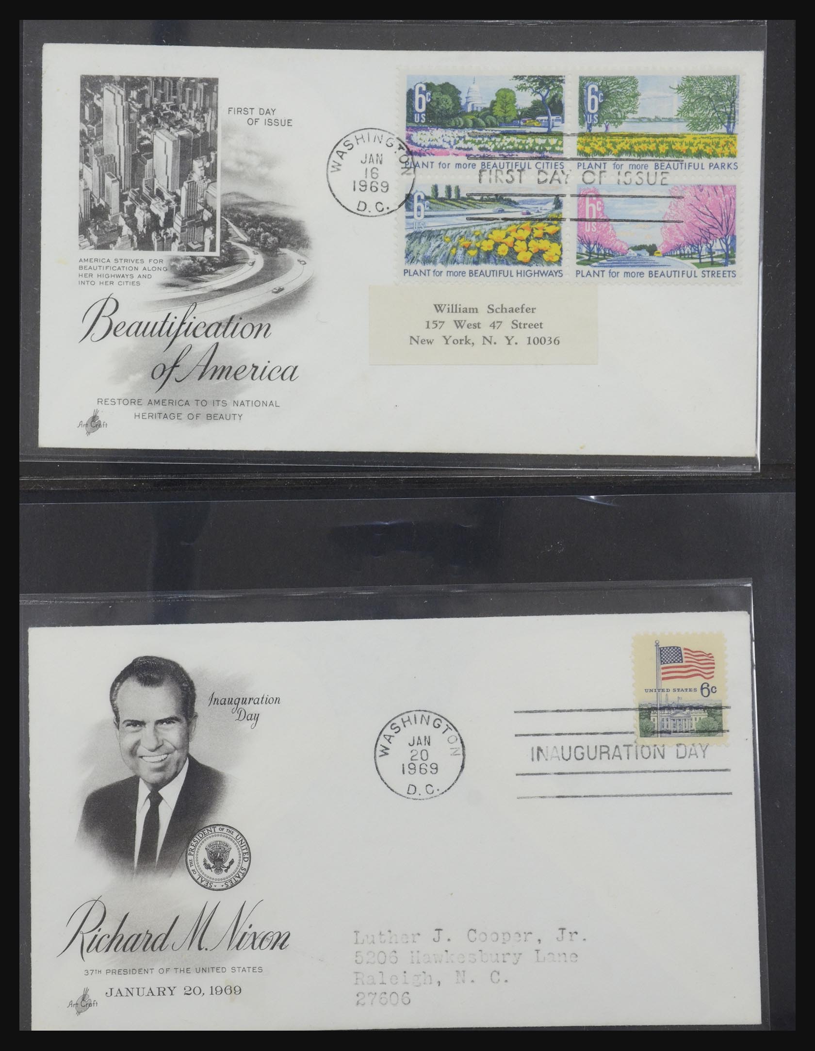 31913 0075 - 31913 USA fdc-collectie 1945-1990.