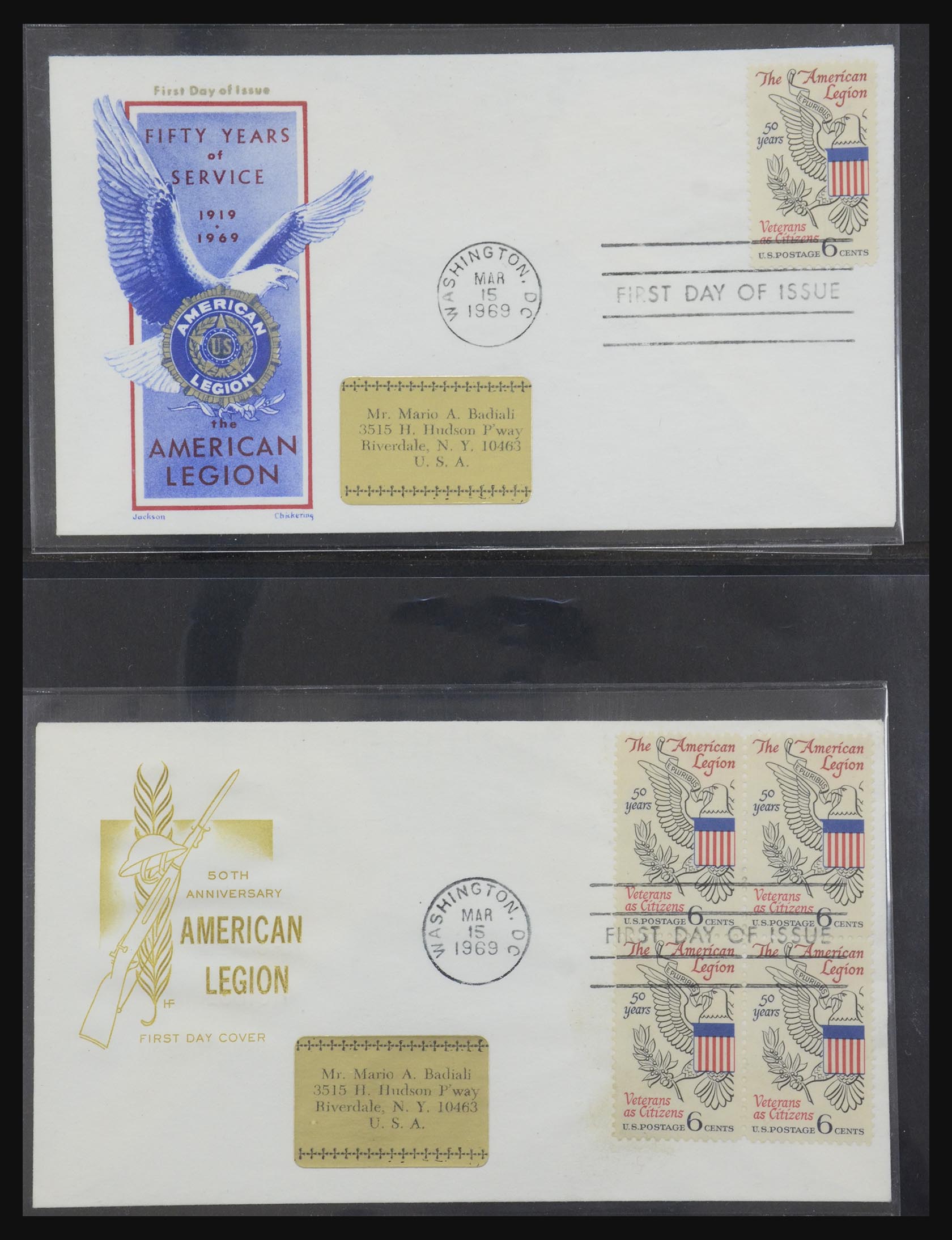 31913 0077 - 31913 USA first day cover collection 1945-1990.