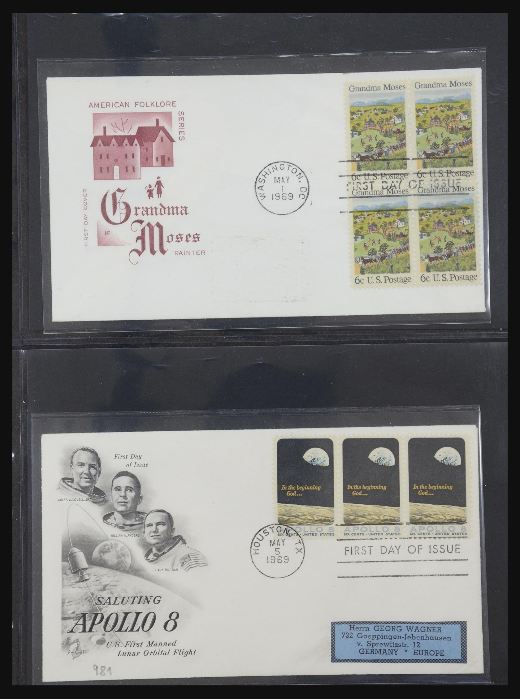 31913 0079 - 31913 USA fdc-collectie 1945-1990.