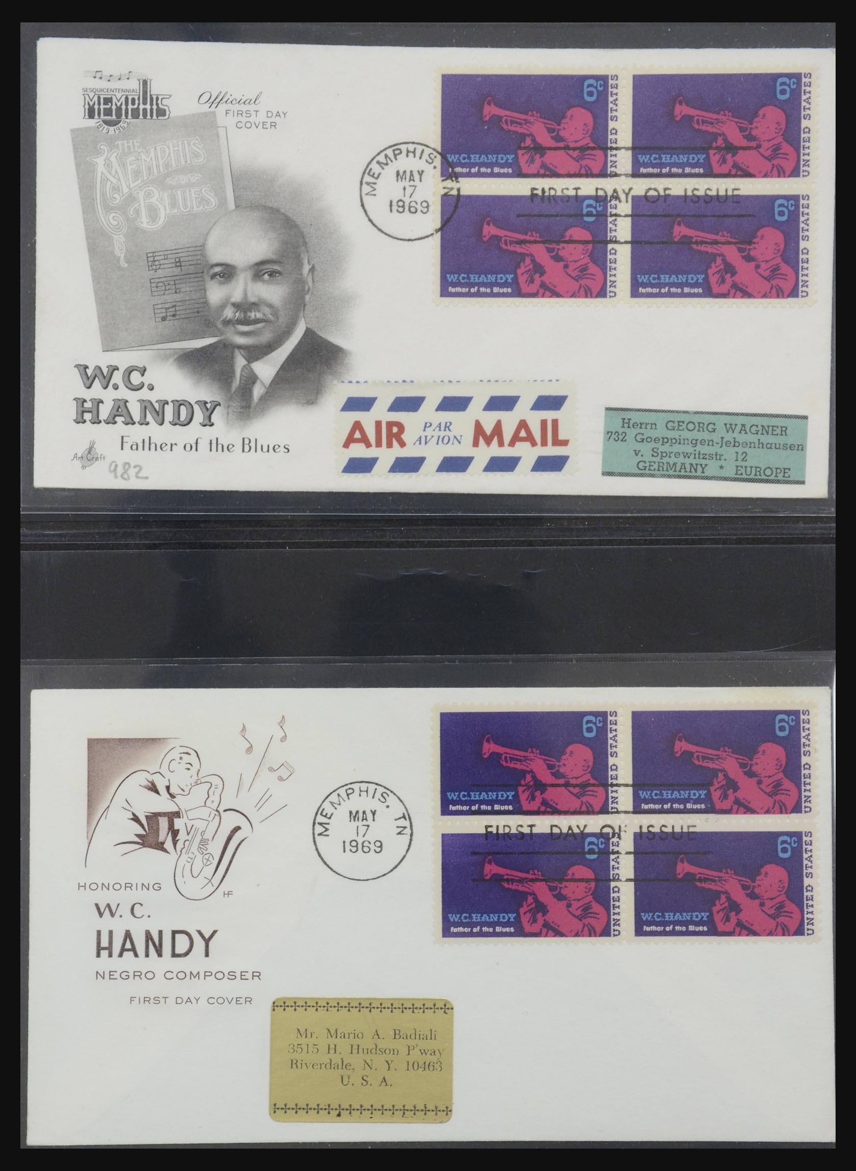 31913 0081 - 31913 USA first day cover collection 1945-1990.