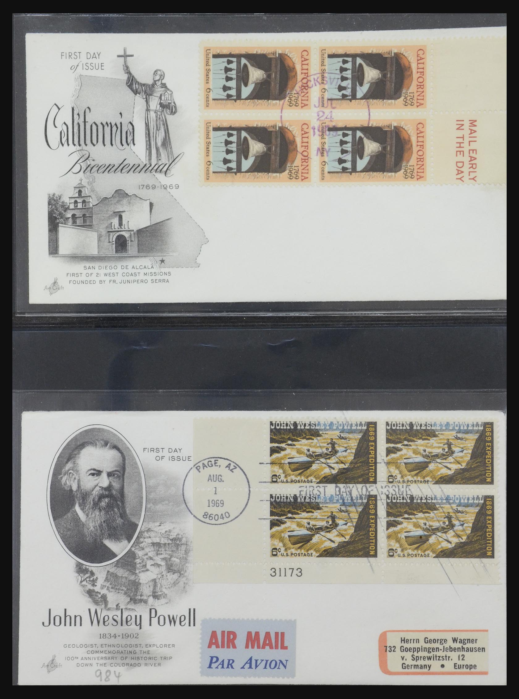31913 0083 - 31913 USA first day cover collection 1945-1990.