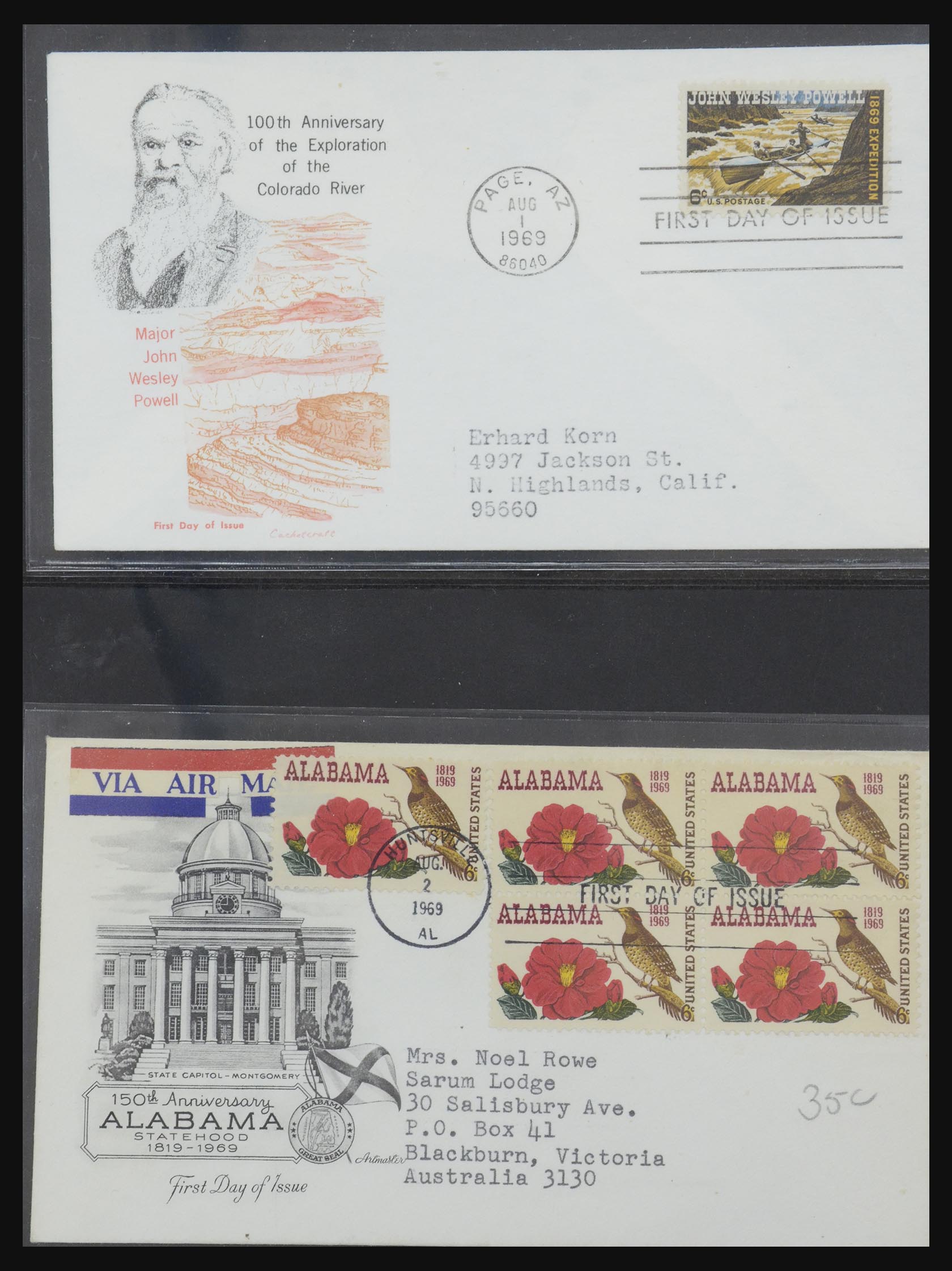 31913 0084 - 31913 USA first day cover collection 1945-1990.