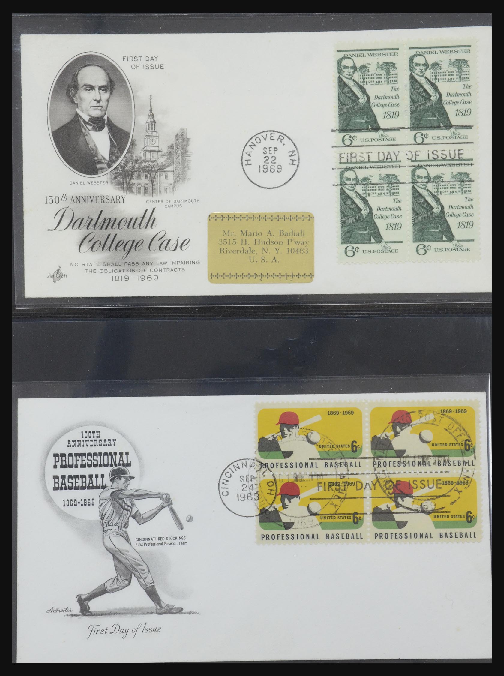 31913 0089 - 31913 USA first day cover collection 1945-1990.