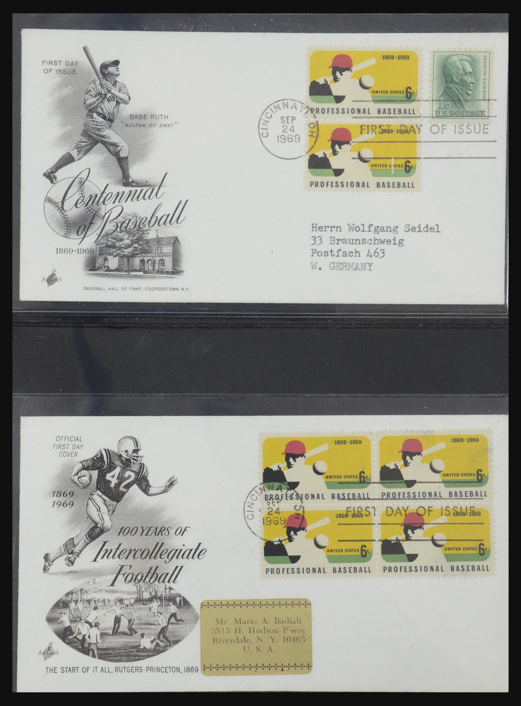 31913 0090 - 31913 USA first day cover collection 1945-1990.