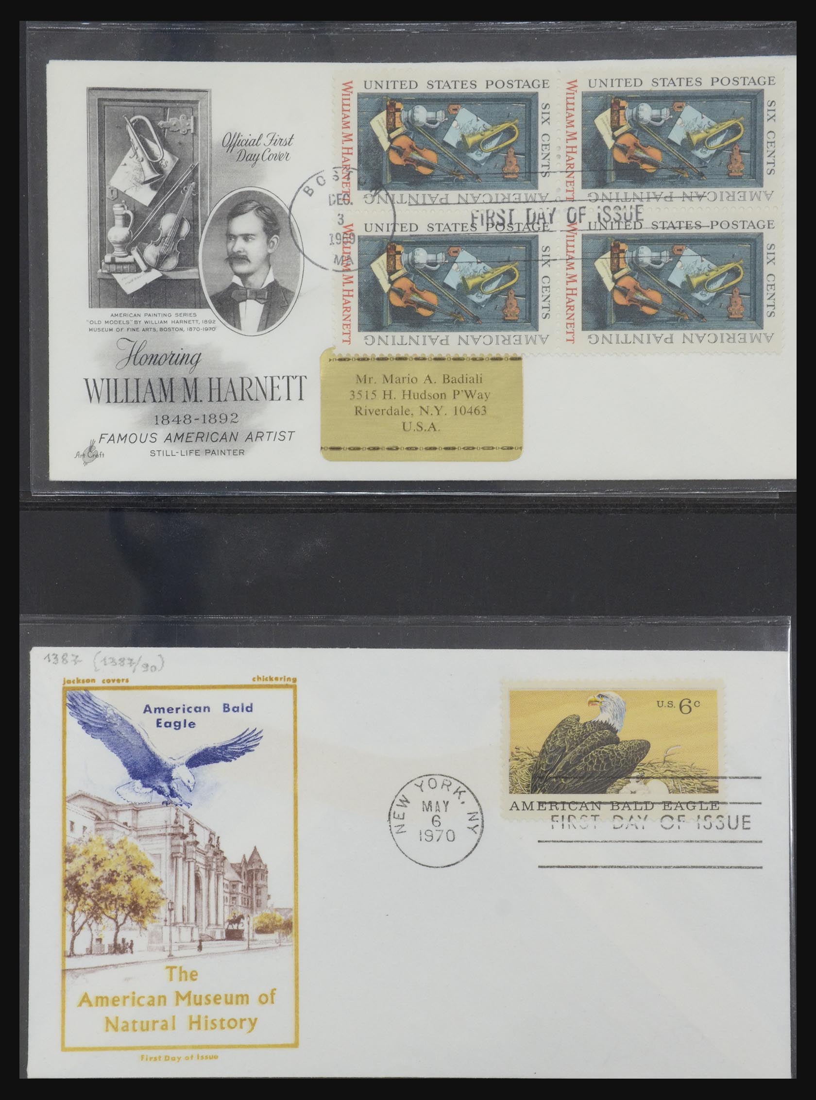 31913 0096 - 31913 USA first day cover collection 1945-1990.