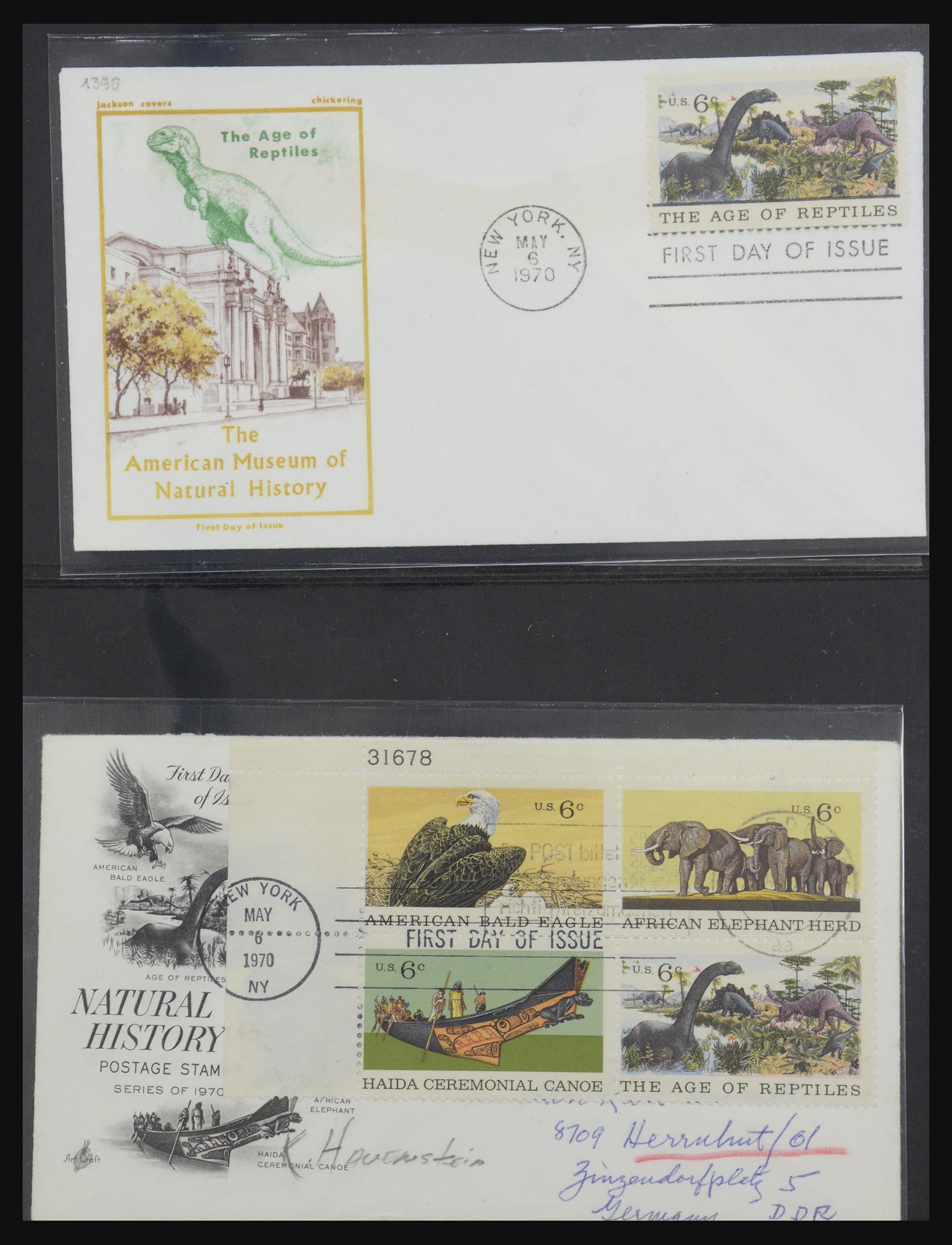 31913 0098 - 31913 USA first day cover collection 1945-1990.