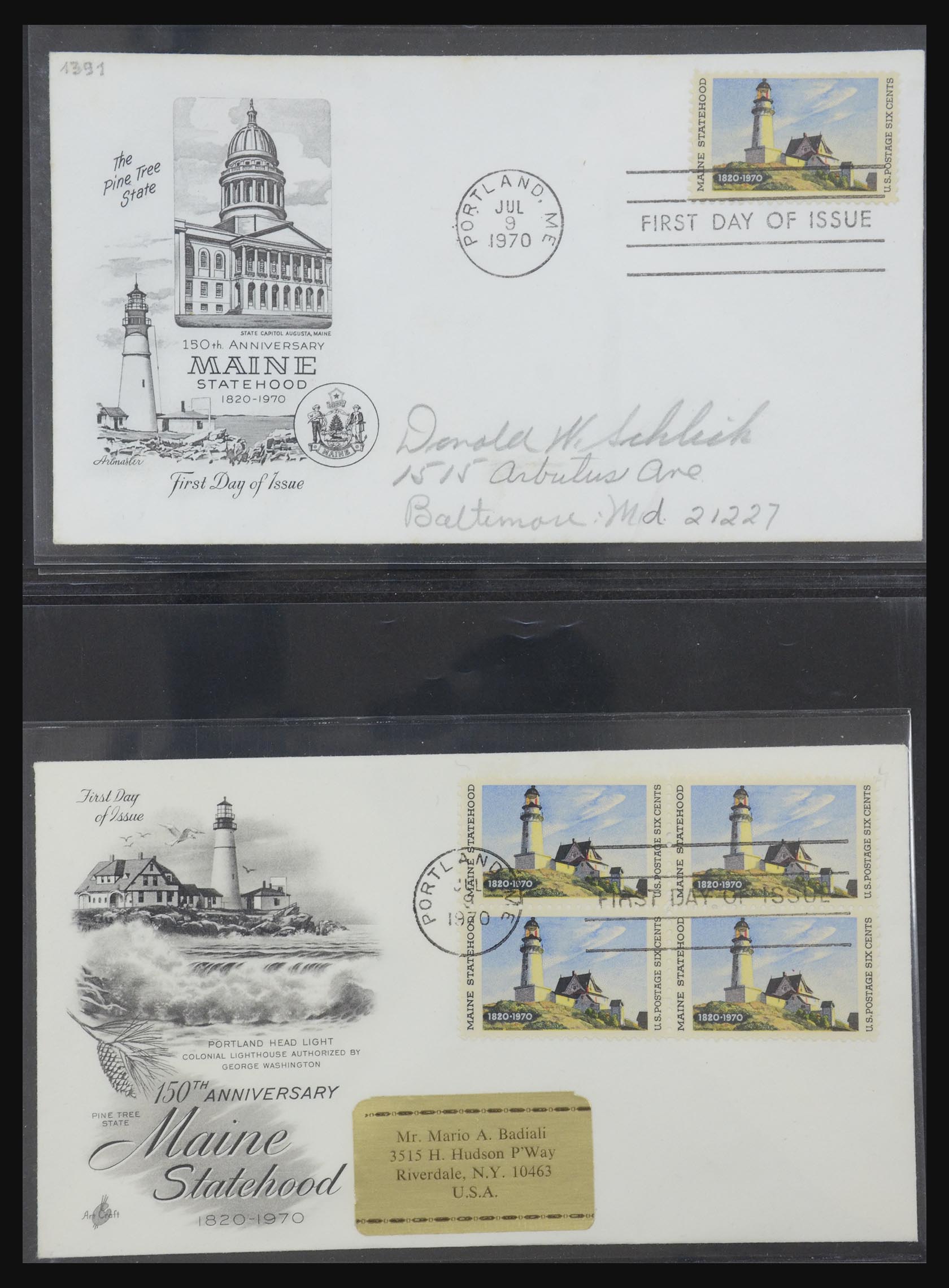 31913 0099 - 31913 USA first day cover collection 1945-1990.