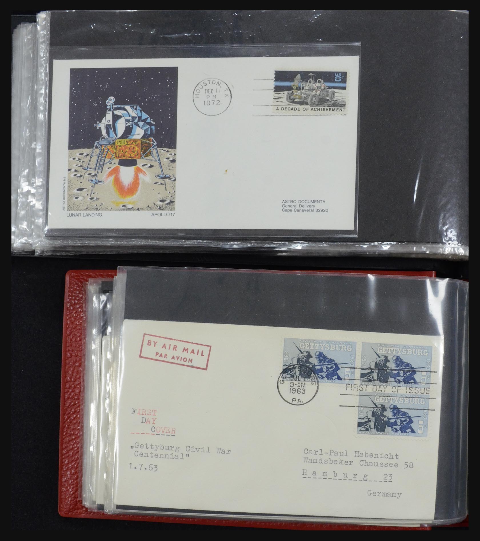 31913 1923 - 31913 USA first day cover collection 1945-1990.
