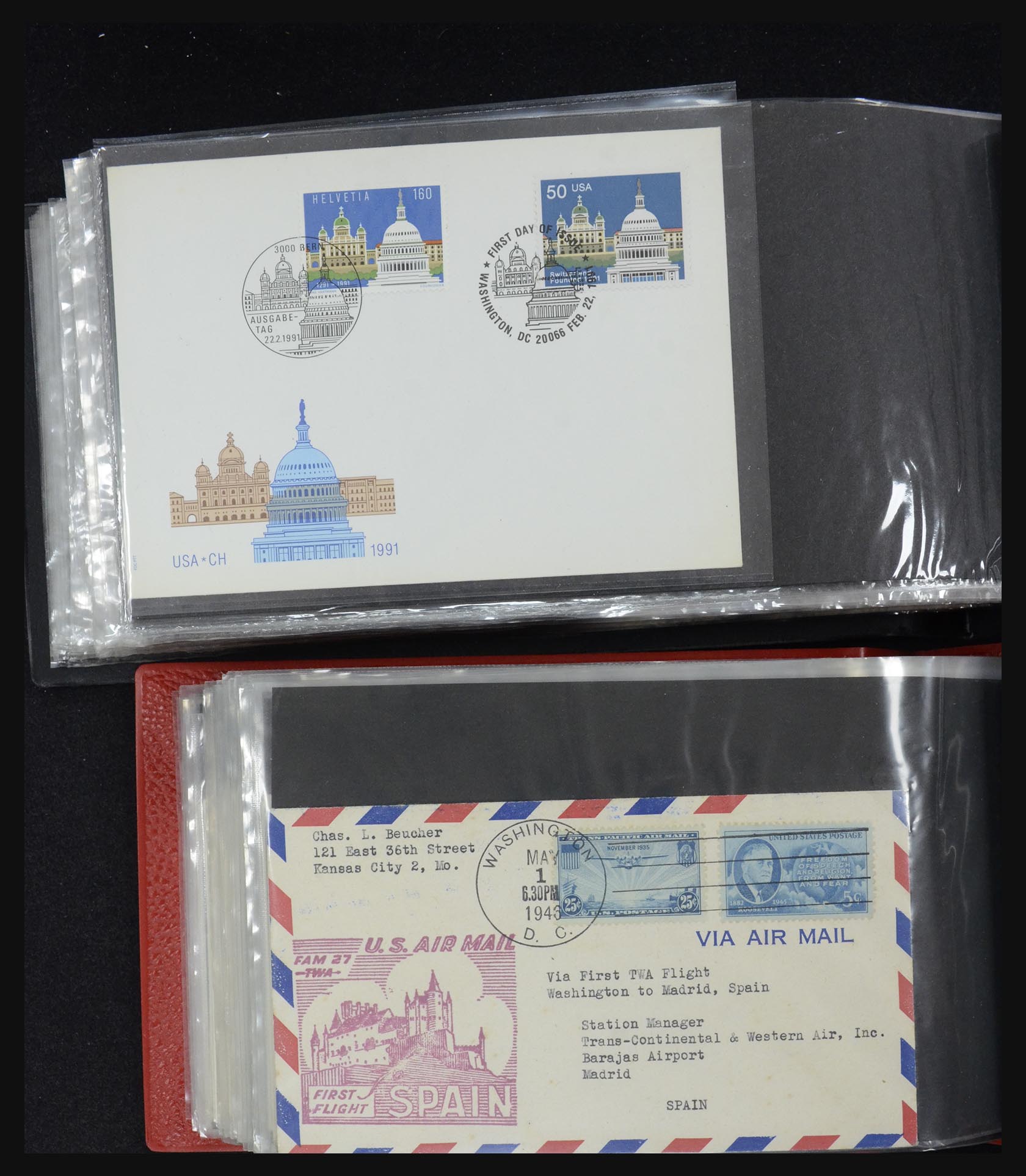 31913 1952 - 31913 USA first day cover collection 1945-1990.