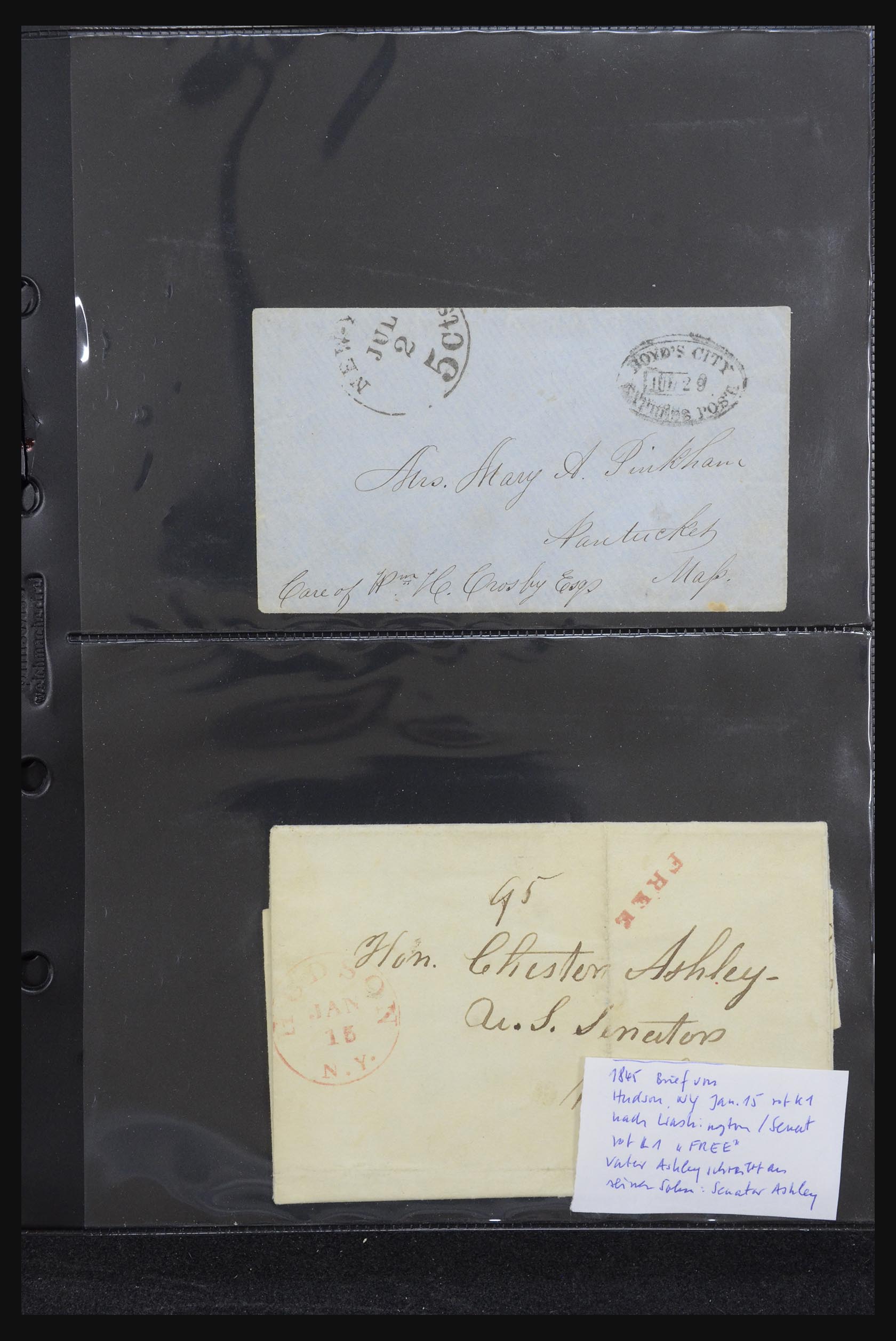 31914 0002 - 31914 USA brieven 1838-1950.