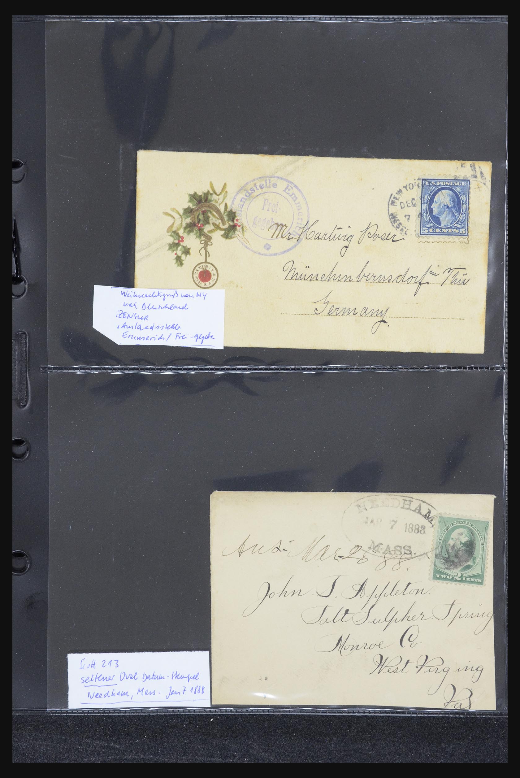 31914 0004 - 31914 USA covers 1838-1950, 31914 0004 - 31914 USA covers 1838-1950,