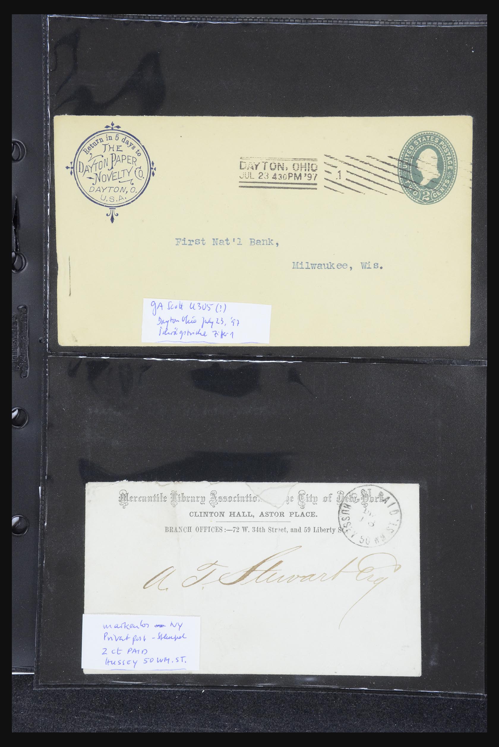 31914 0005 - 31914 USA brieven 1838-1950.