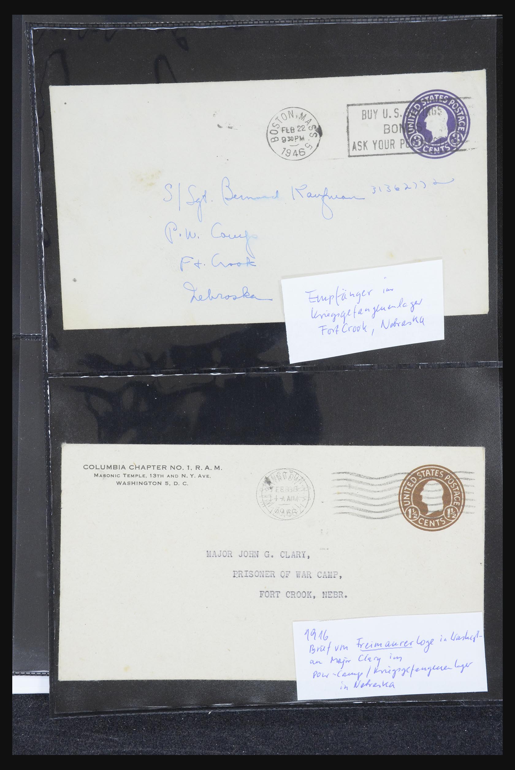 31914 0009 - 31914 USA brieven 1838-1950.