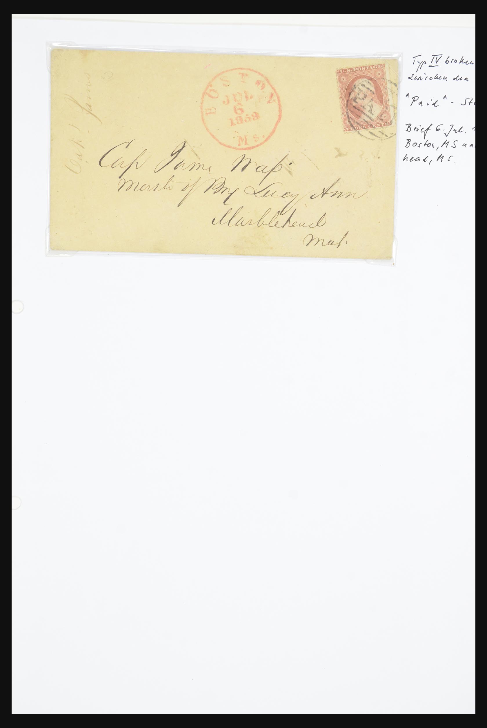 31914 0015 - 31914 USA brieven 1838-1950.