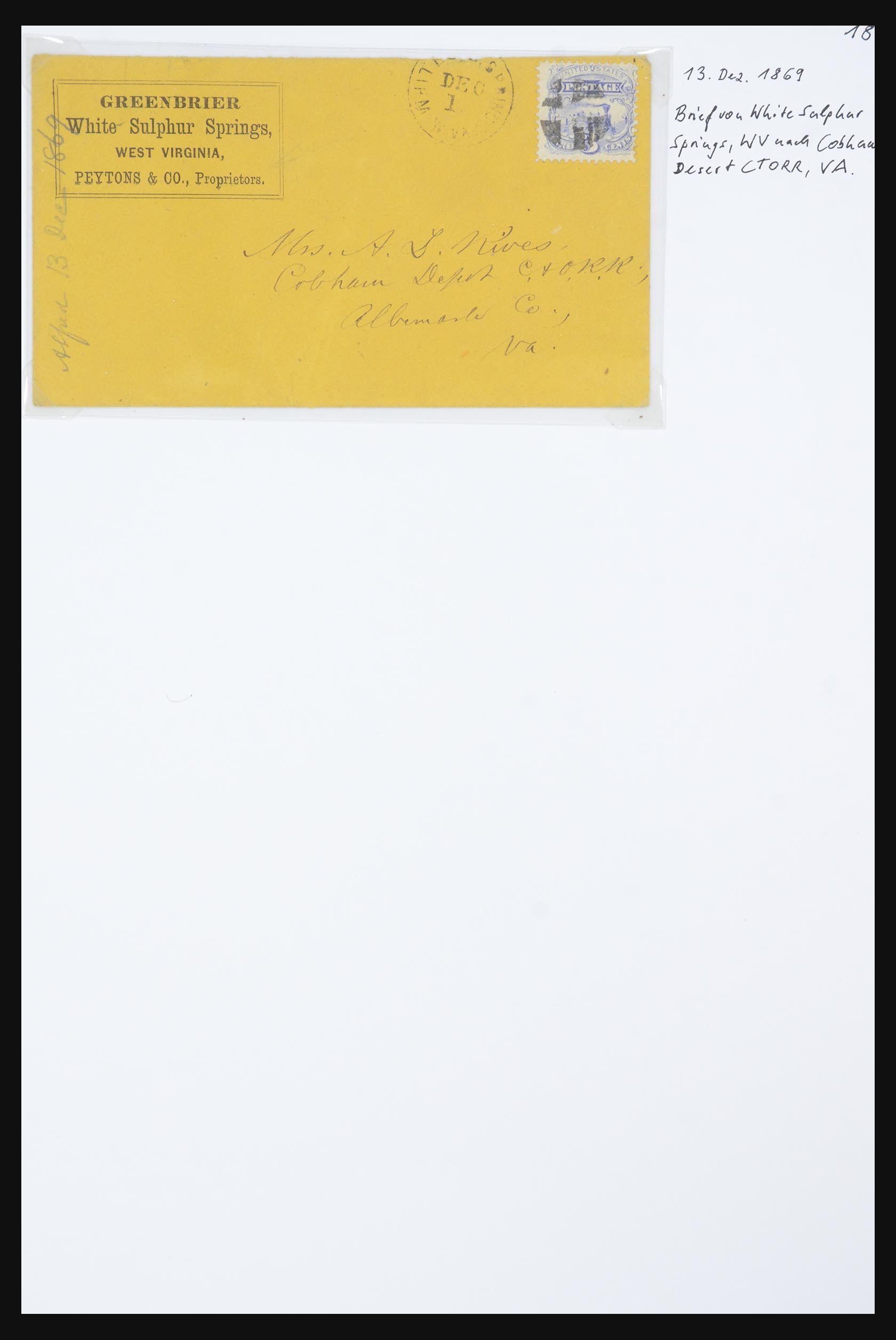 31914 0020 - 31914 USA brieven 1838-1950.