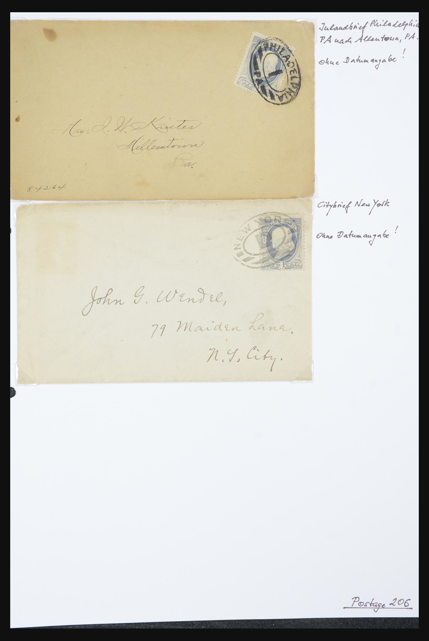 31914 0022 - 31914 USA covers 1838-1950,