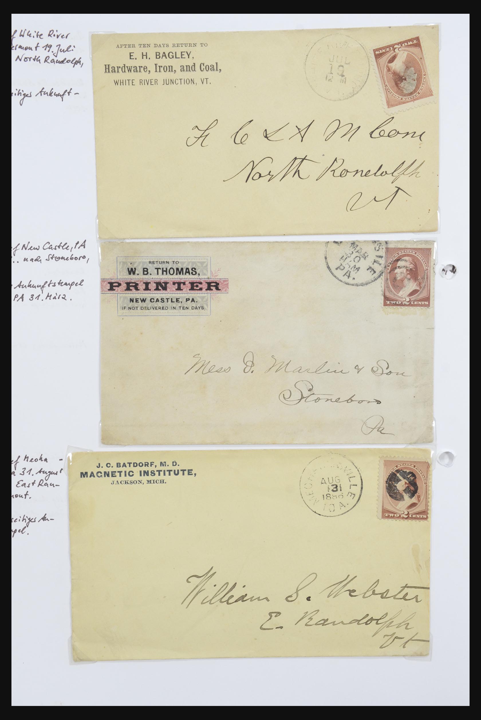 31914 0026 - 31914 USA covers 1838-1950,