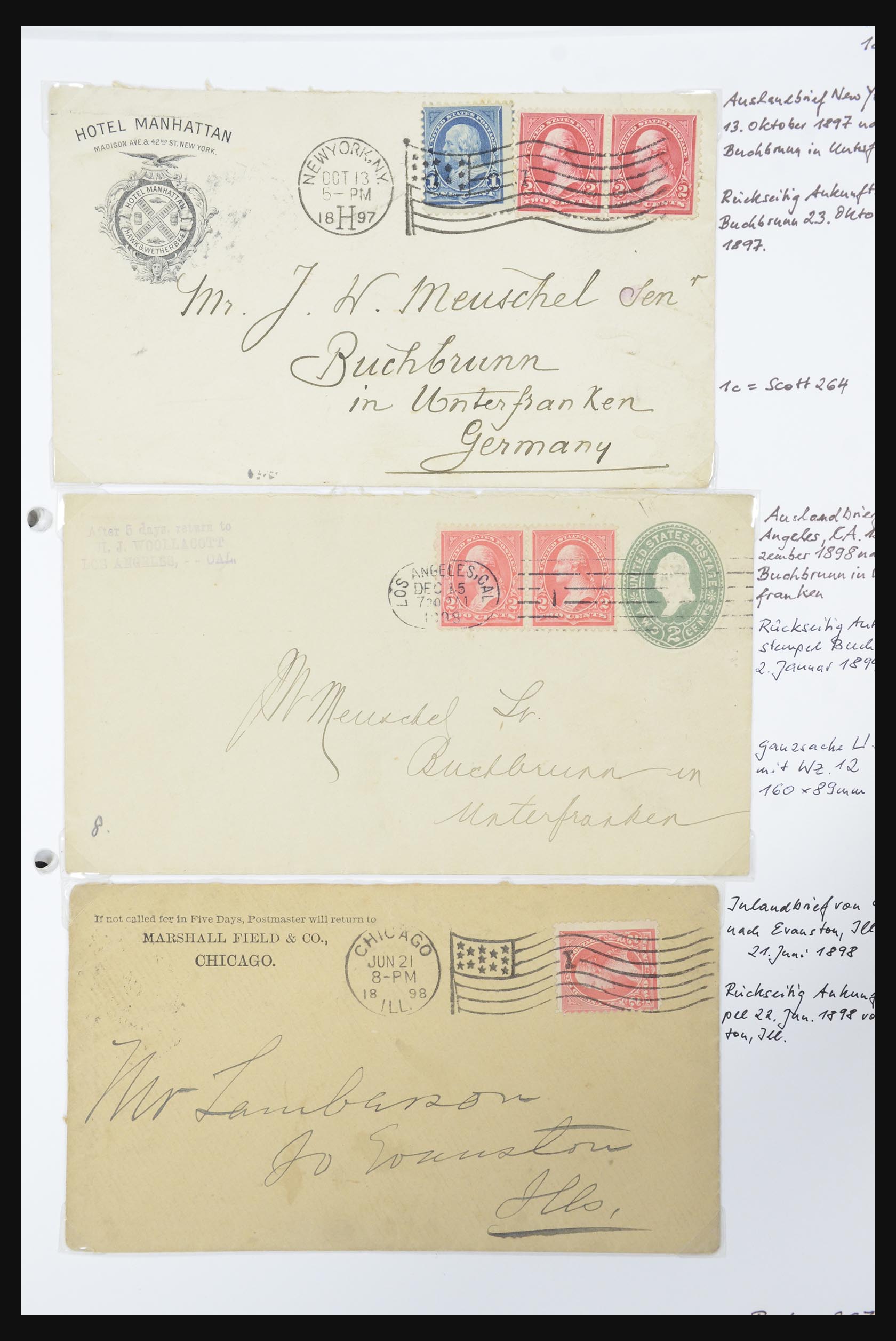 31914 0038 - 31914 USA covers 1838-1950,