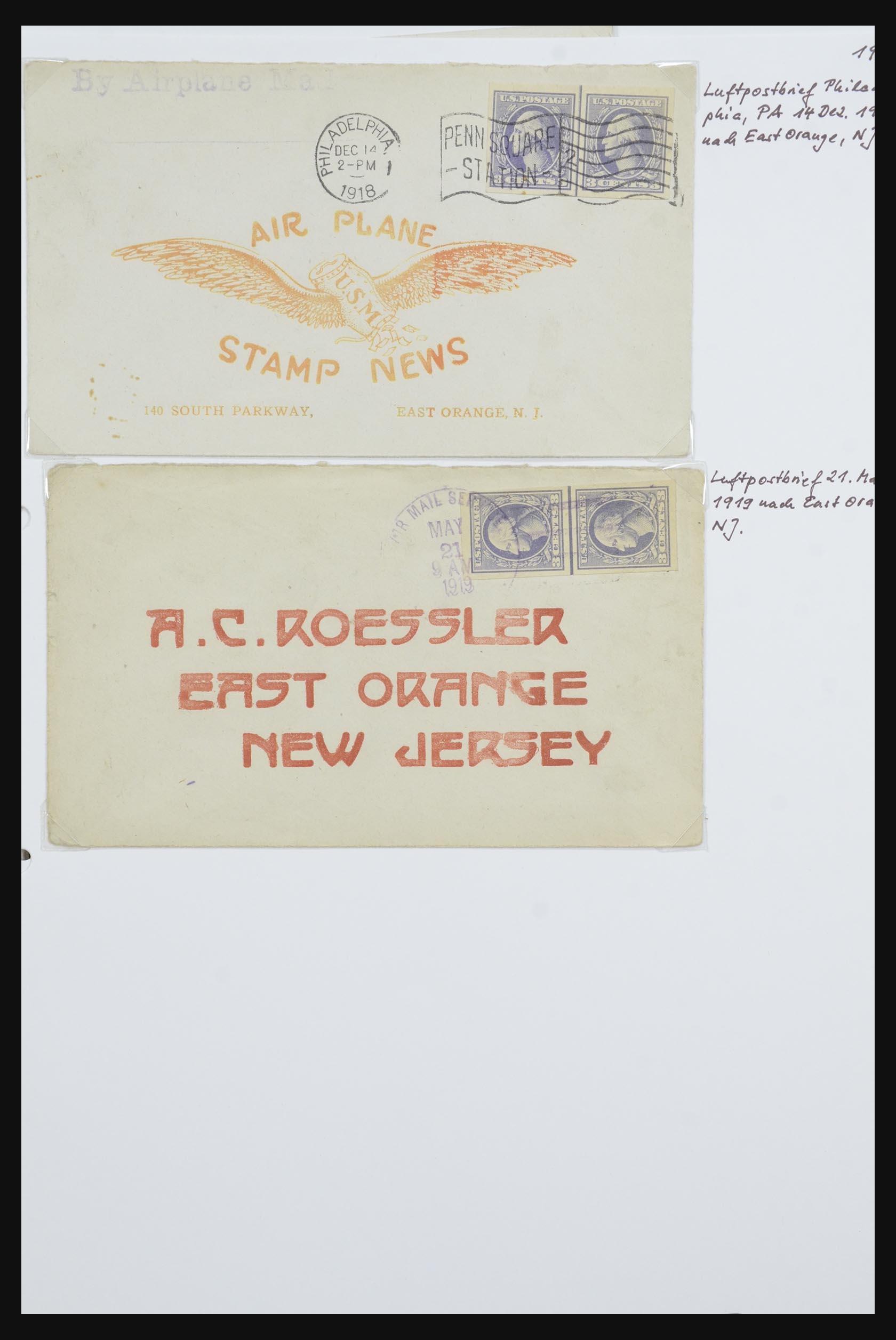 31914 0067 - 31914 USA covers 1838-1950,