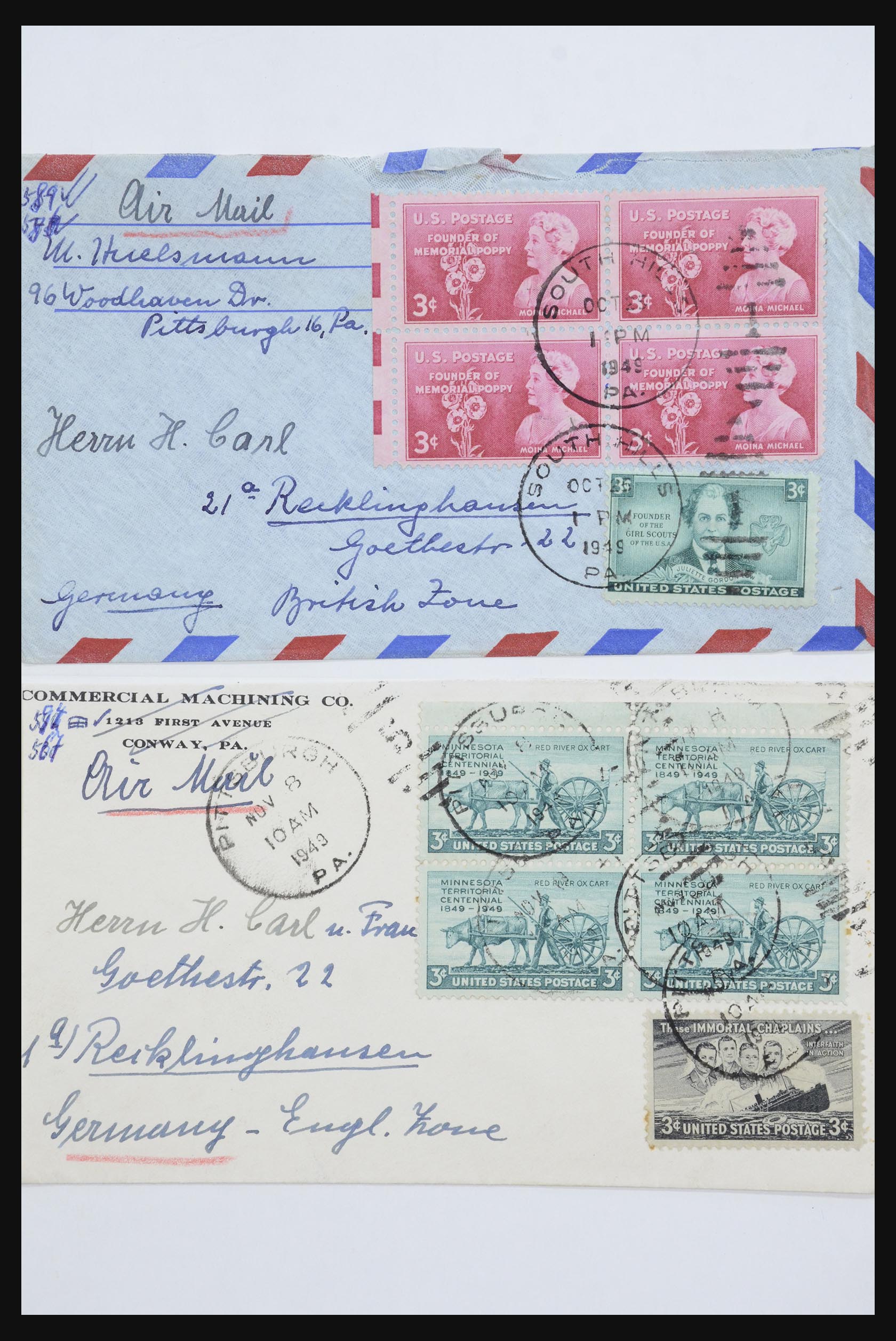 31914 1402 - 31914 USA covers 1838-1950,