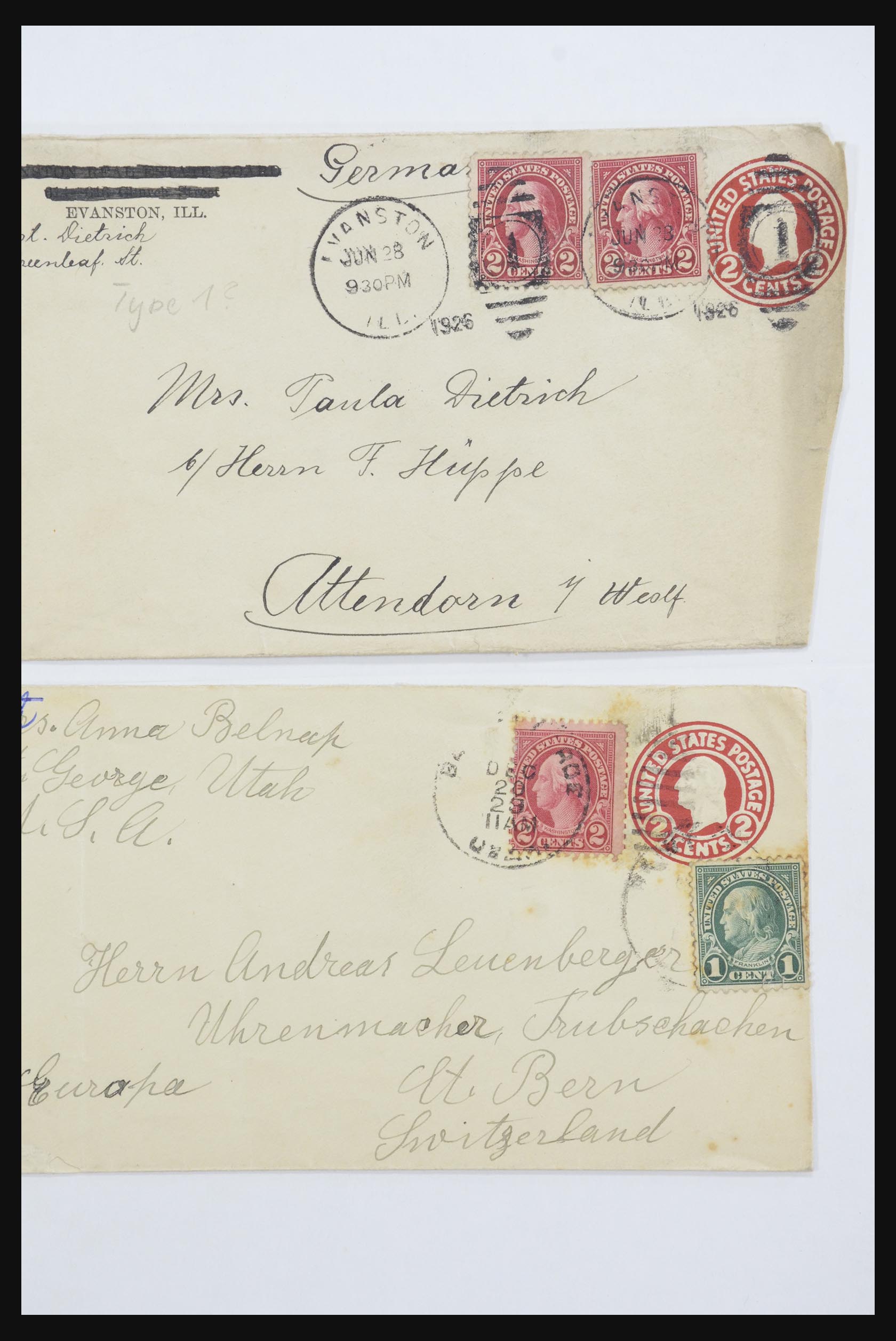 31914 1407 - 31914 USA covers 1838-1950,