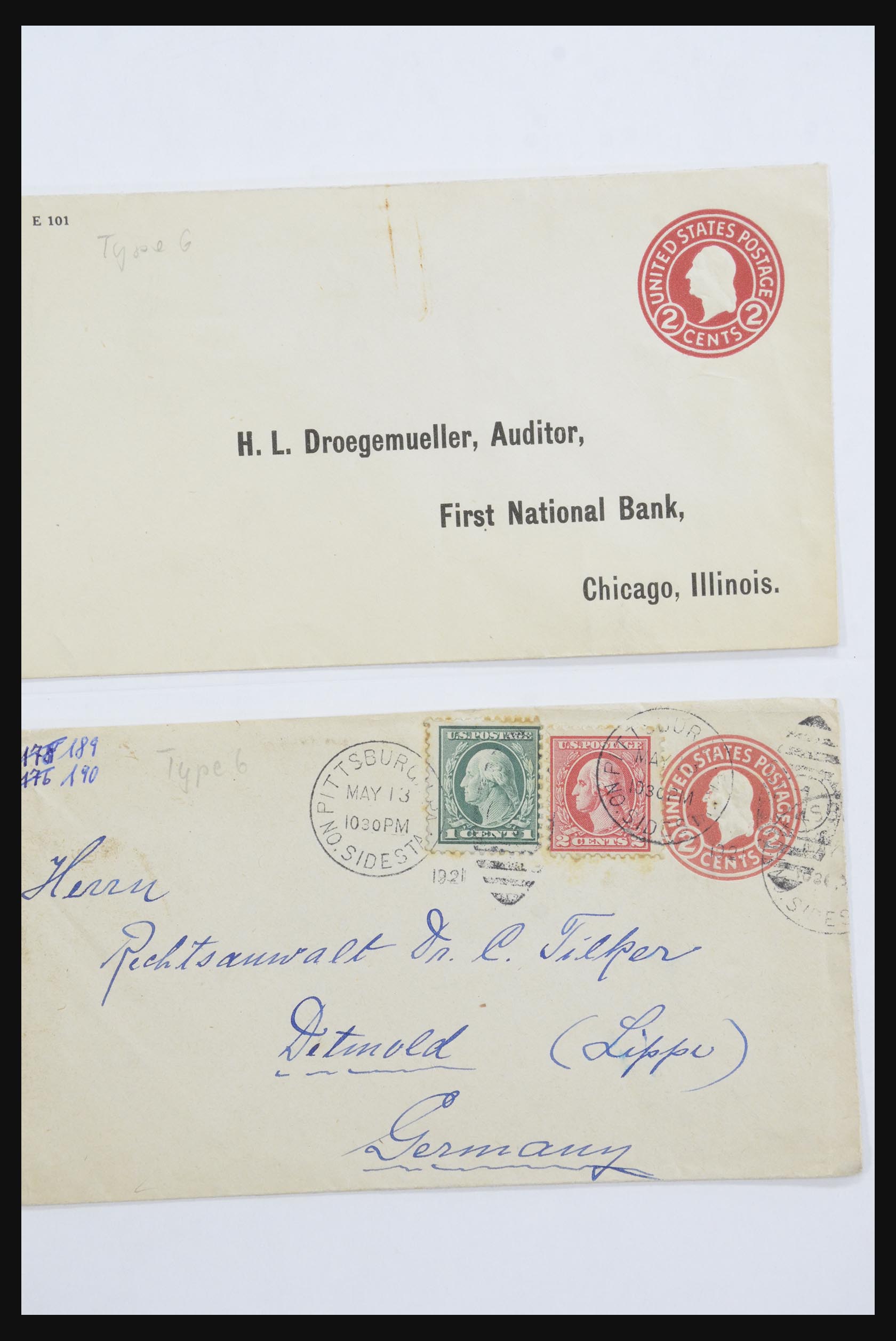 31914 1410 - 31914 USA covers 1838-1950,