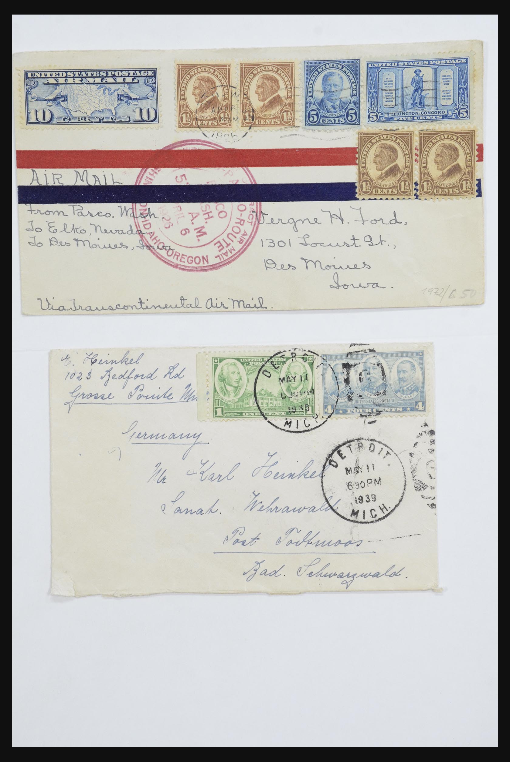 31914 1436 - 31914 USA covers 1838-1950,