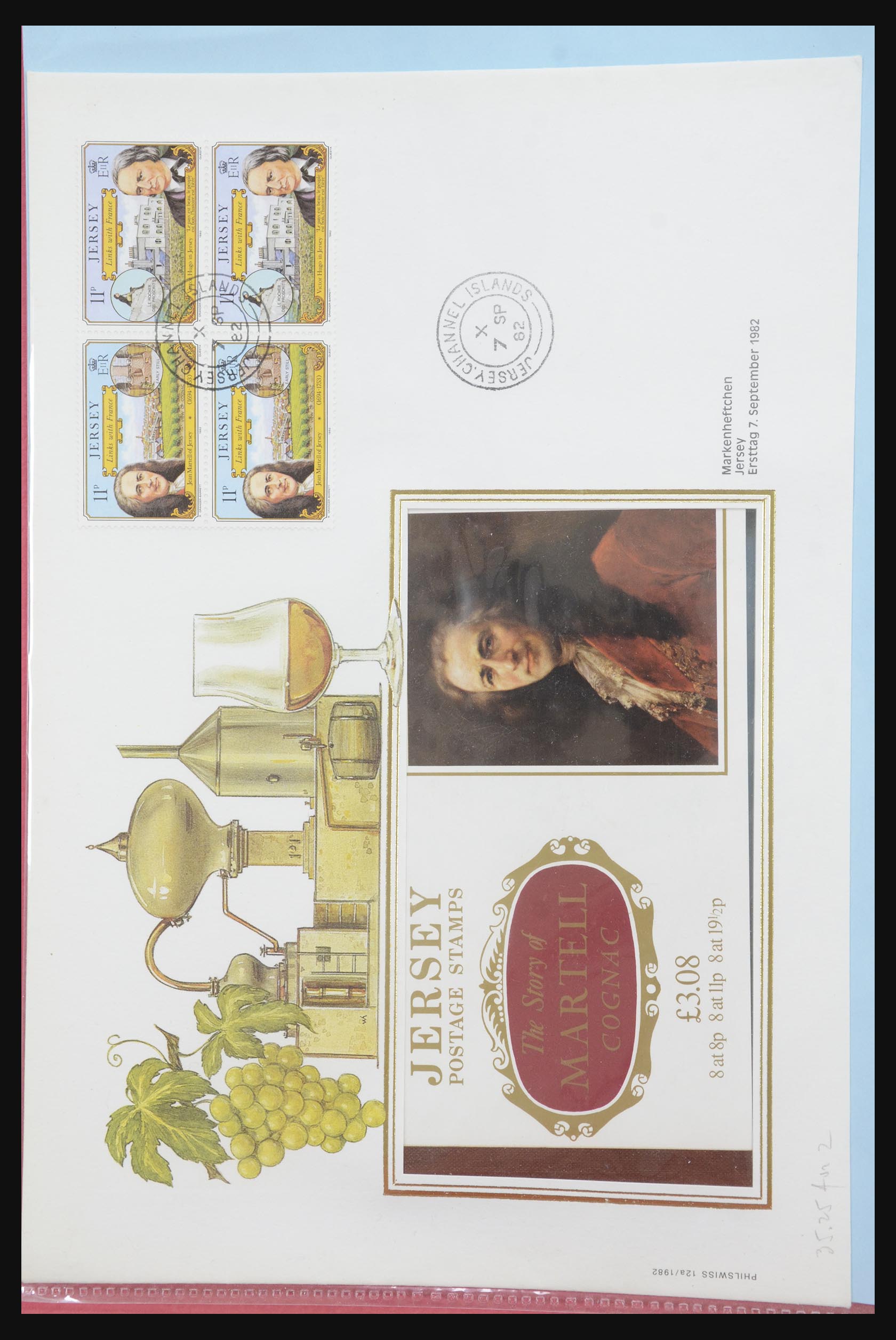 31915 079 - 31915 Western Europe souvenir sheets and stamp booklets on FDC.