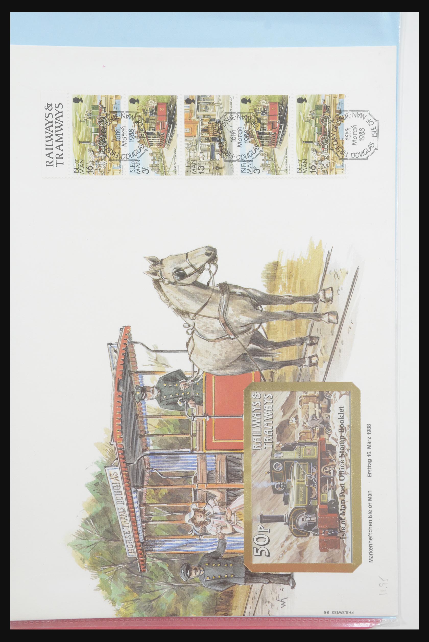 31915 121 - 31915 Western Europe souvenir sheets and stamp booklets on FDC.