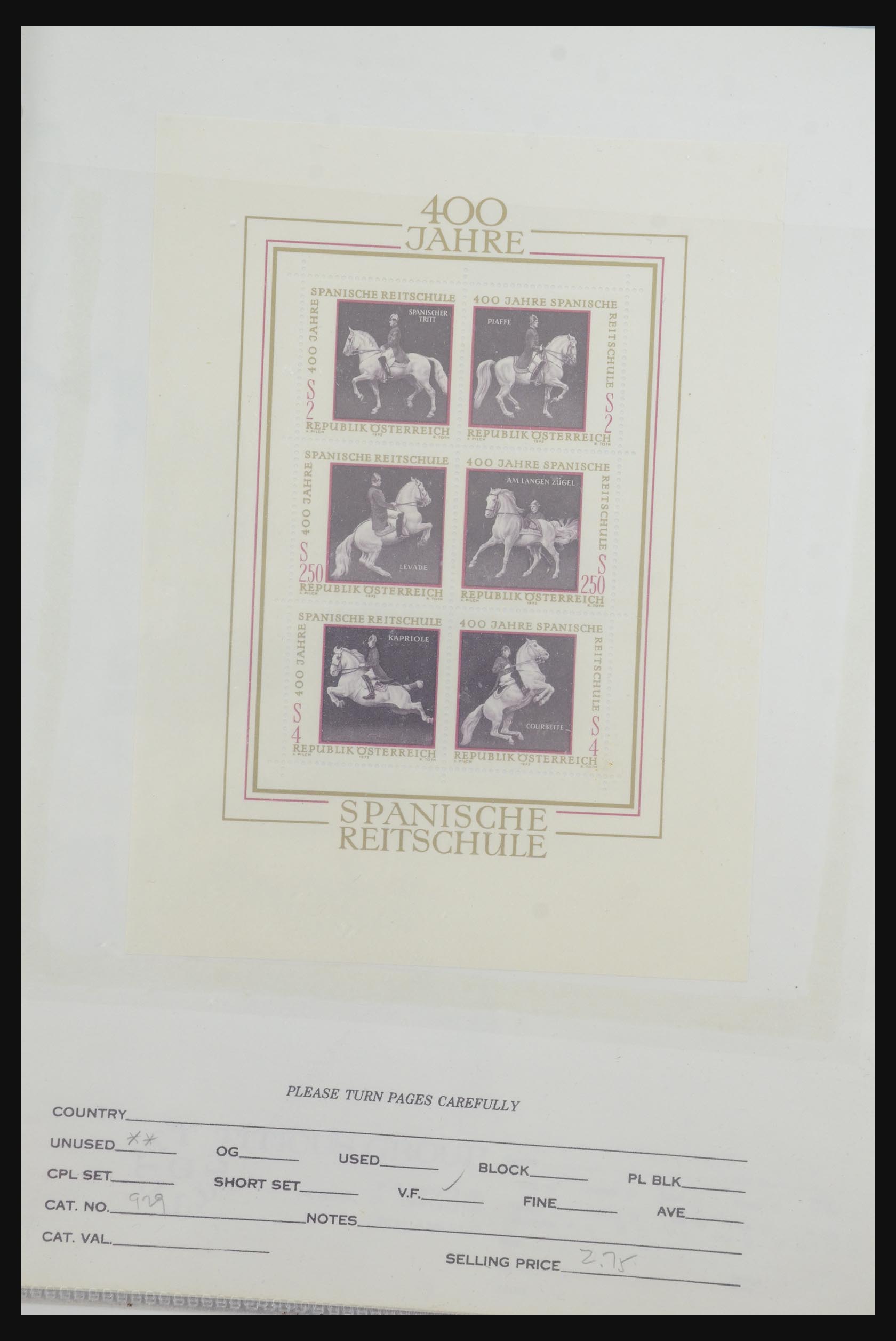 31915 438 - 31915 Western Europe souvenir sheets and stamp booklets on FDC.
