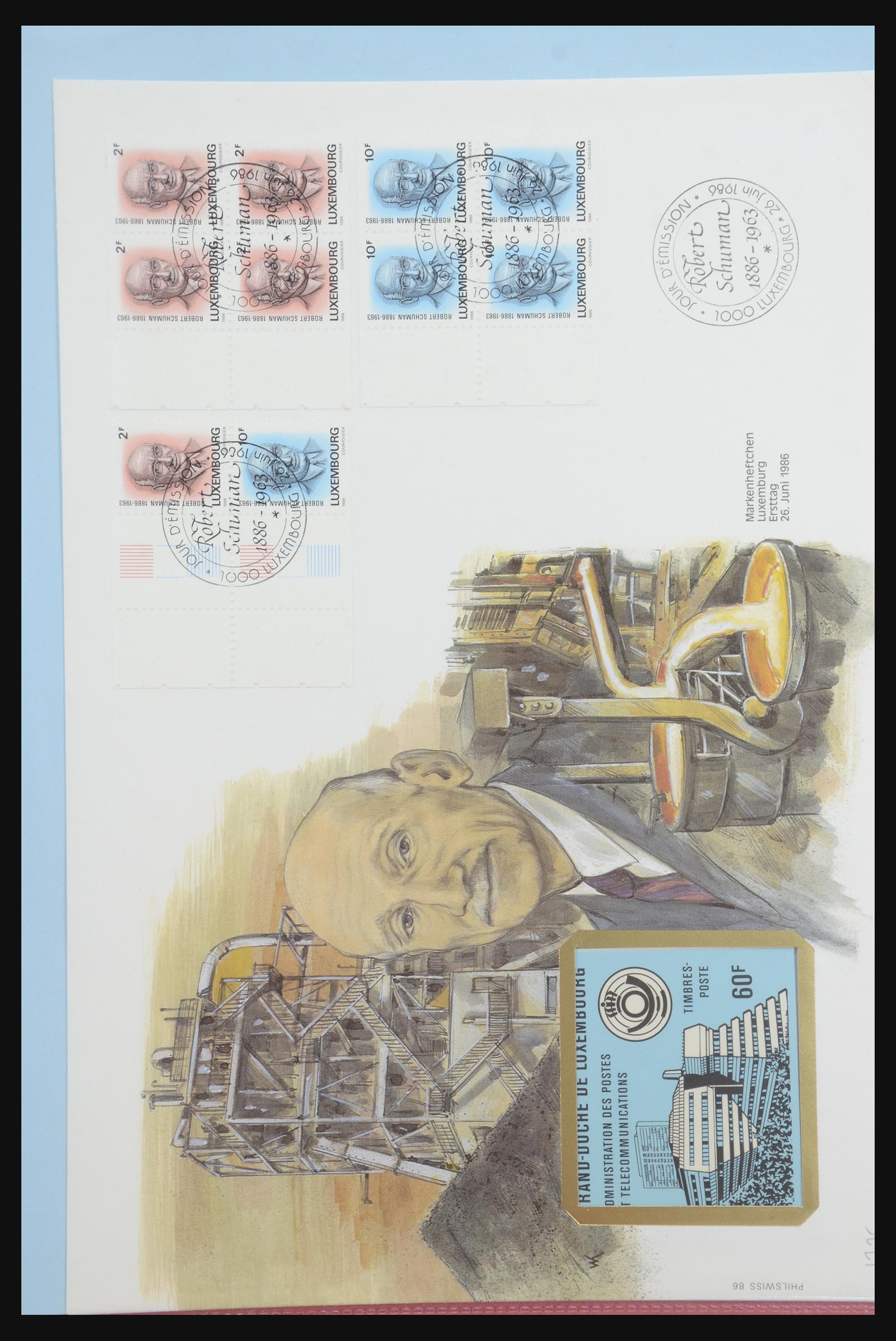 31915 443 - 31915 West Europa blokken en boekjes op FDC.