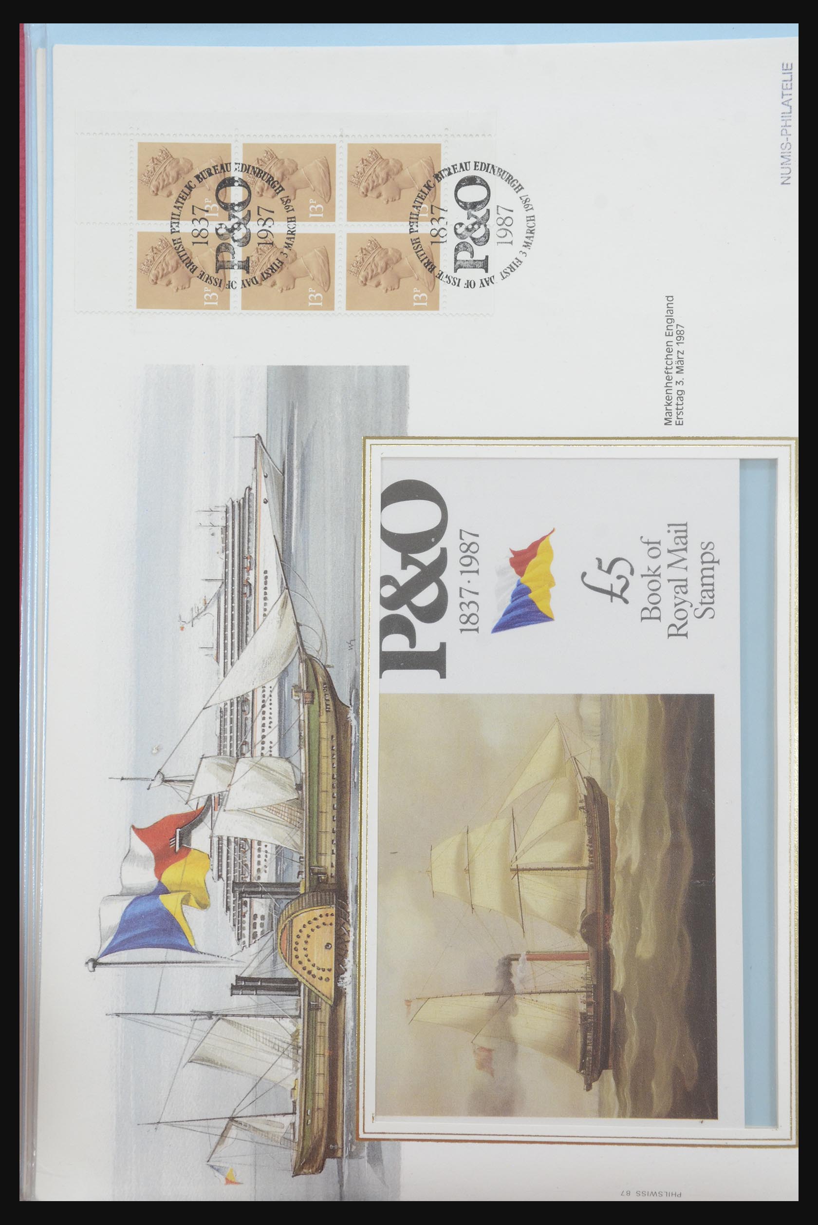 31915 453 - 31915 Western Europe souvenir sheets and stamp booklets on FDC.