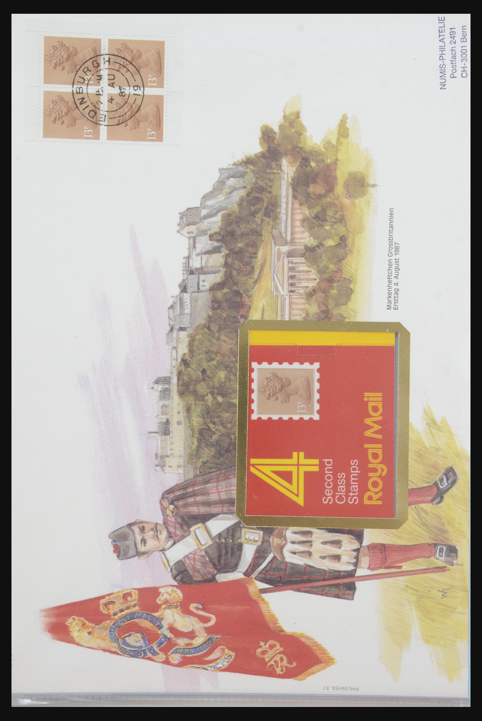31915 455 - 31915 Western Europe souvenir sheets and stamp booklets on FDC.