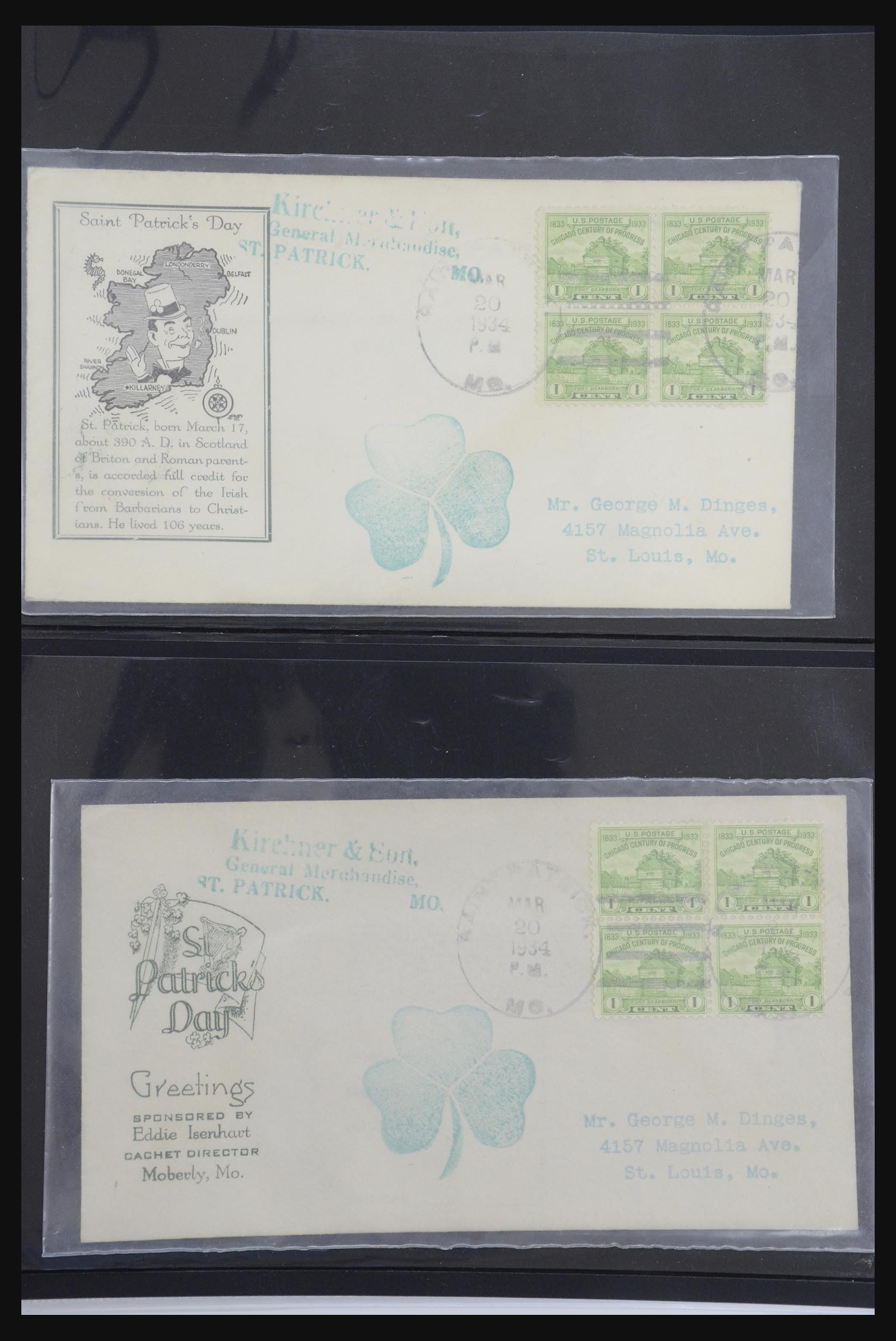 31921 272 - 31921 Diverse motieven op brief 1934-1996.