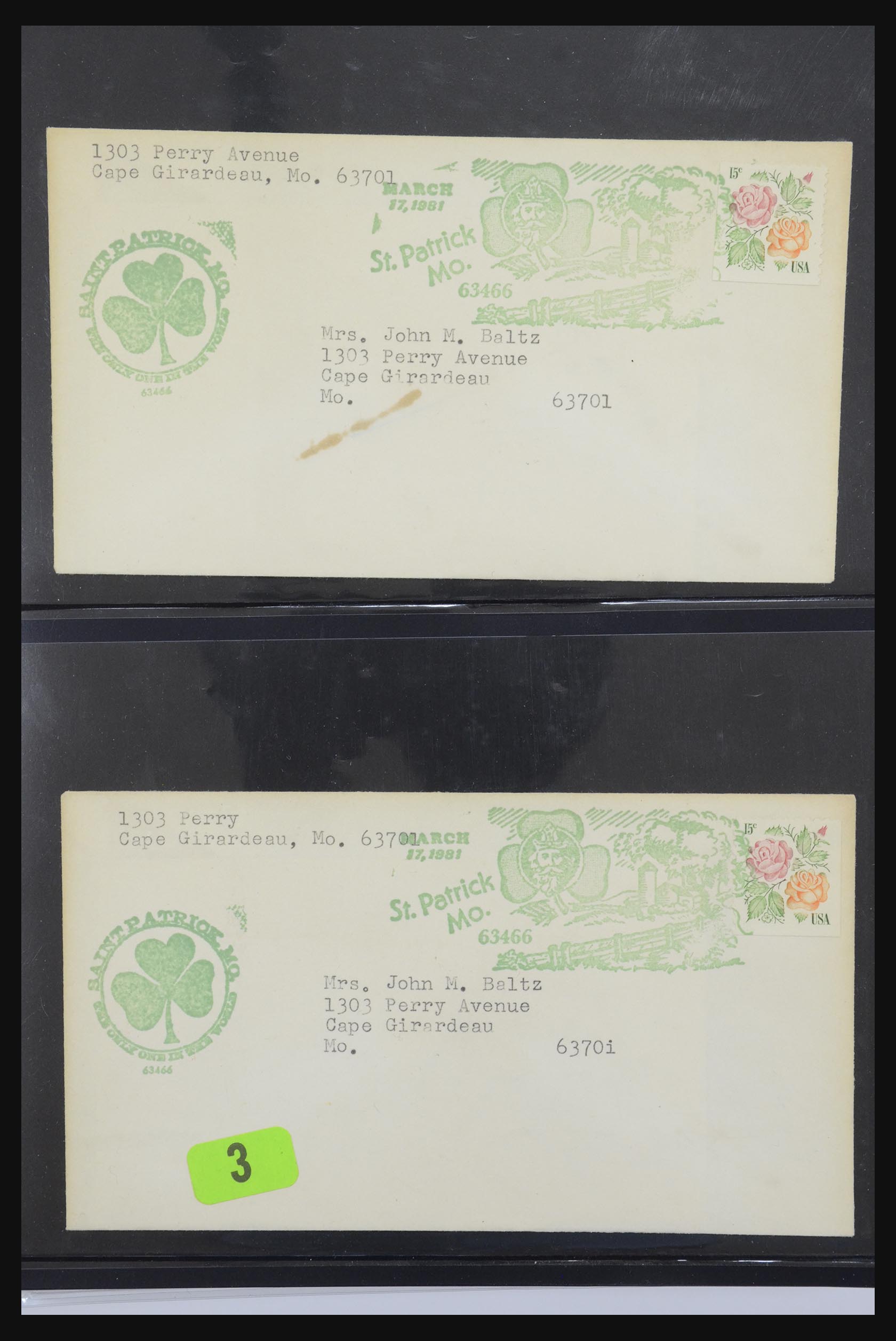 31921 275 - 31921 Diverse motieven op brief 1934-1996.