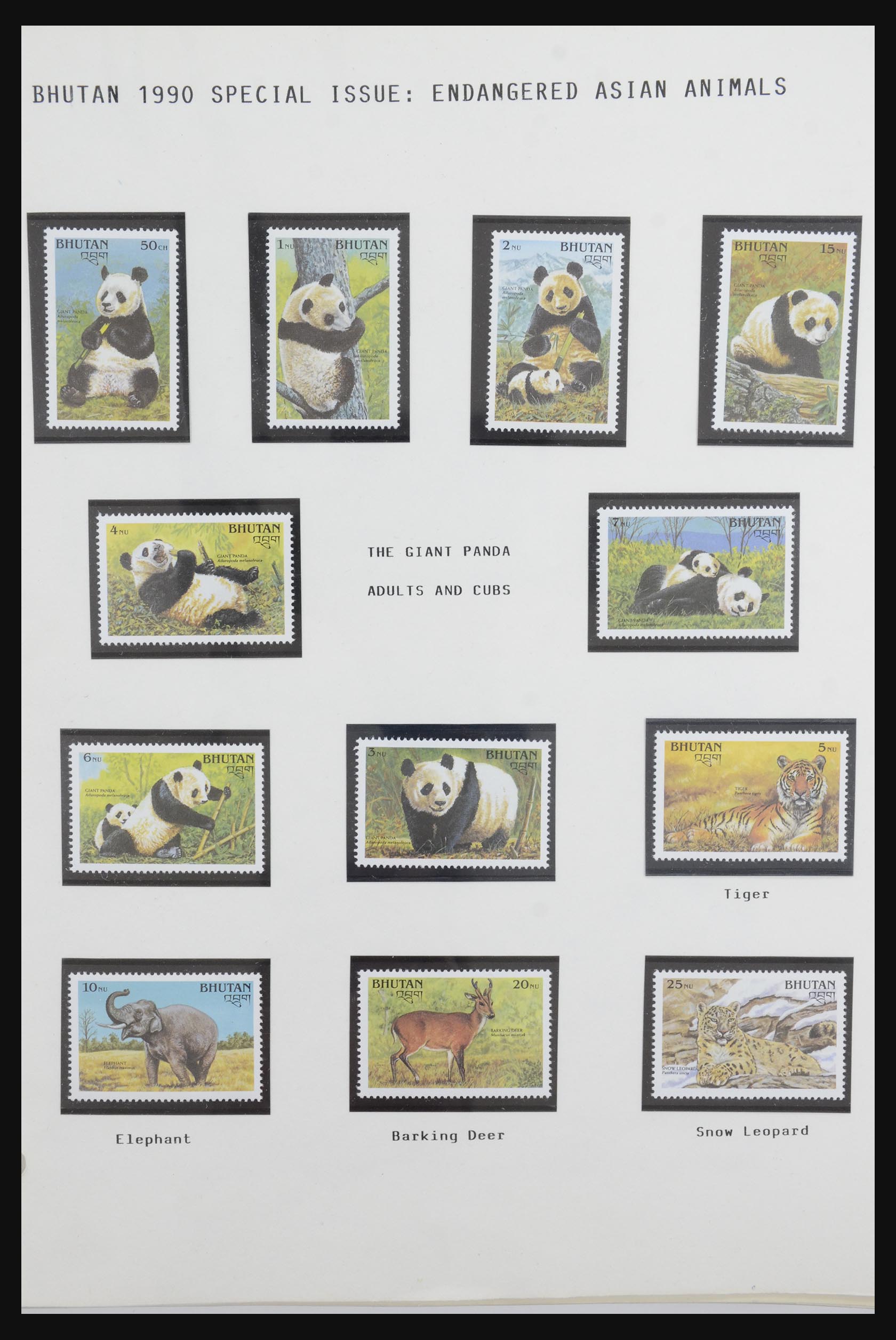 31922 009 - 31922 Thematic giant panda's 1937-1989.