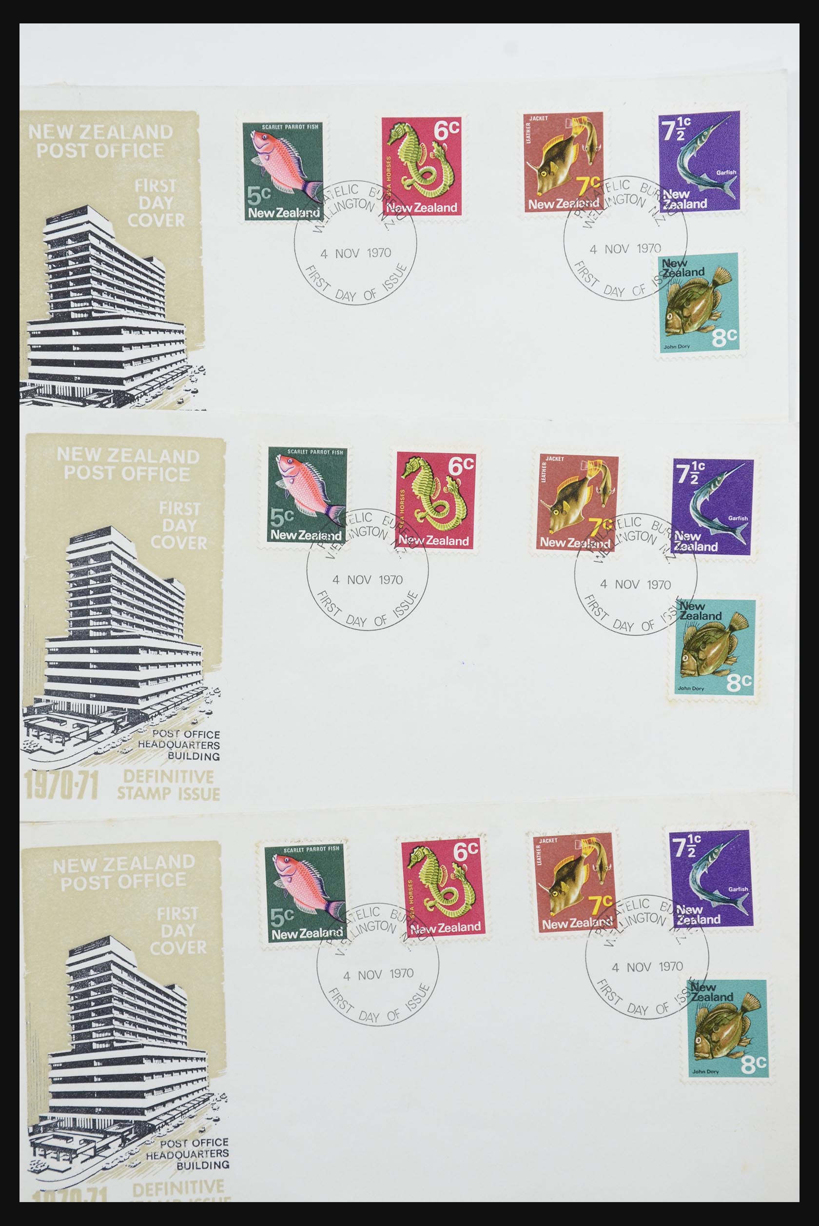 31951 018 - 31951 Nieuw Zeeland FDC's ca. 1960-1970.