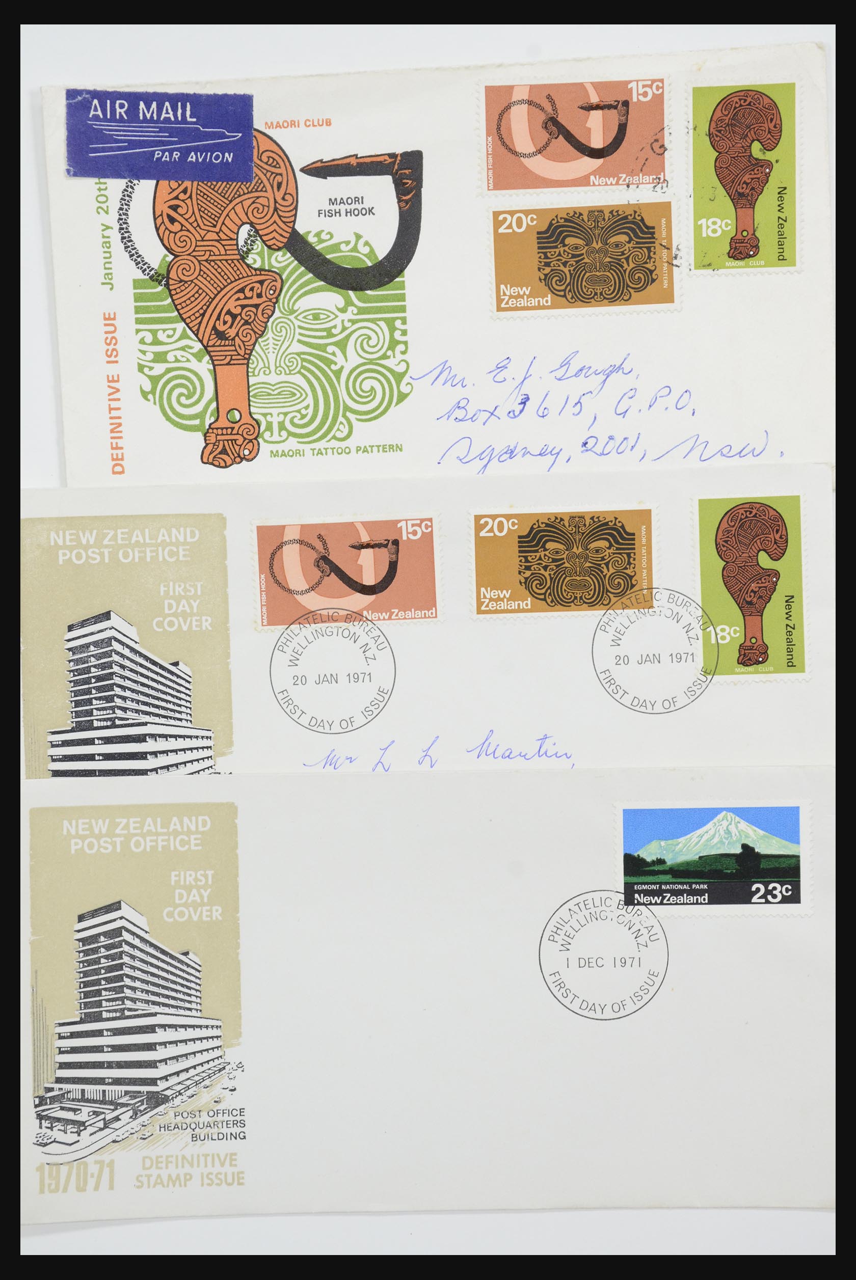 31951 024 - 31951 New Zealand FDC's ca. 1960-1970.