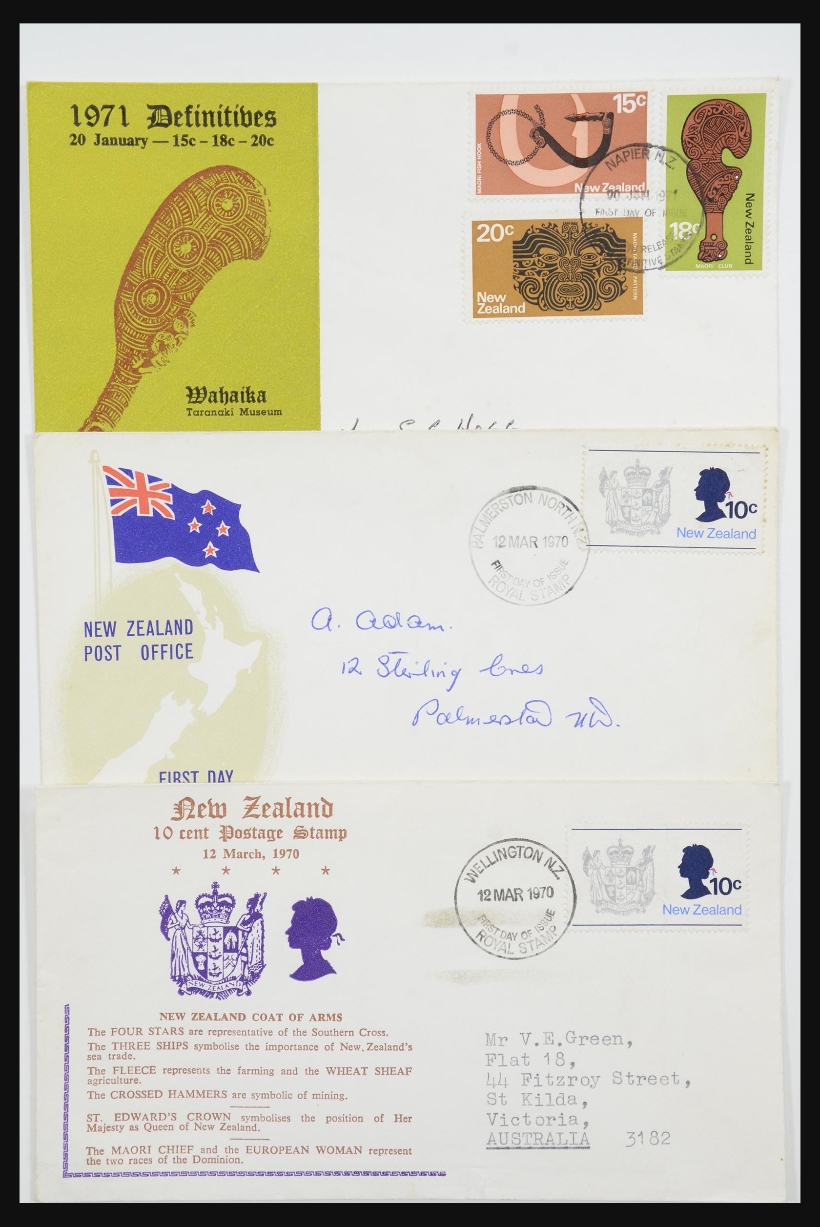 31951 026 - 31951 New Zealand FDC's ca. 1960-1970.