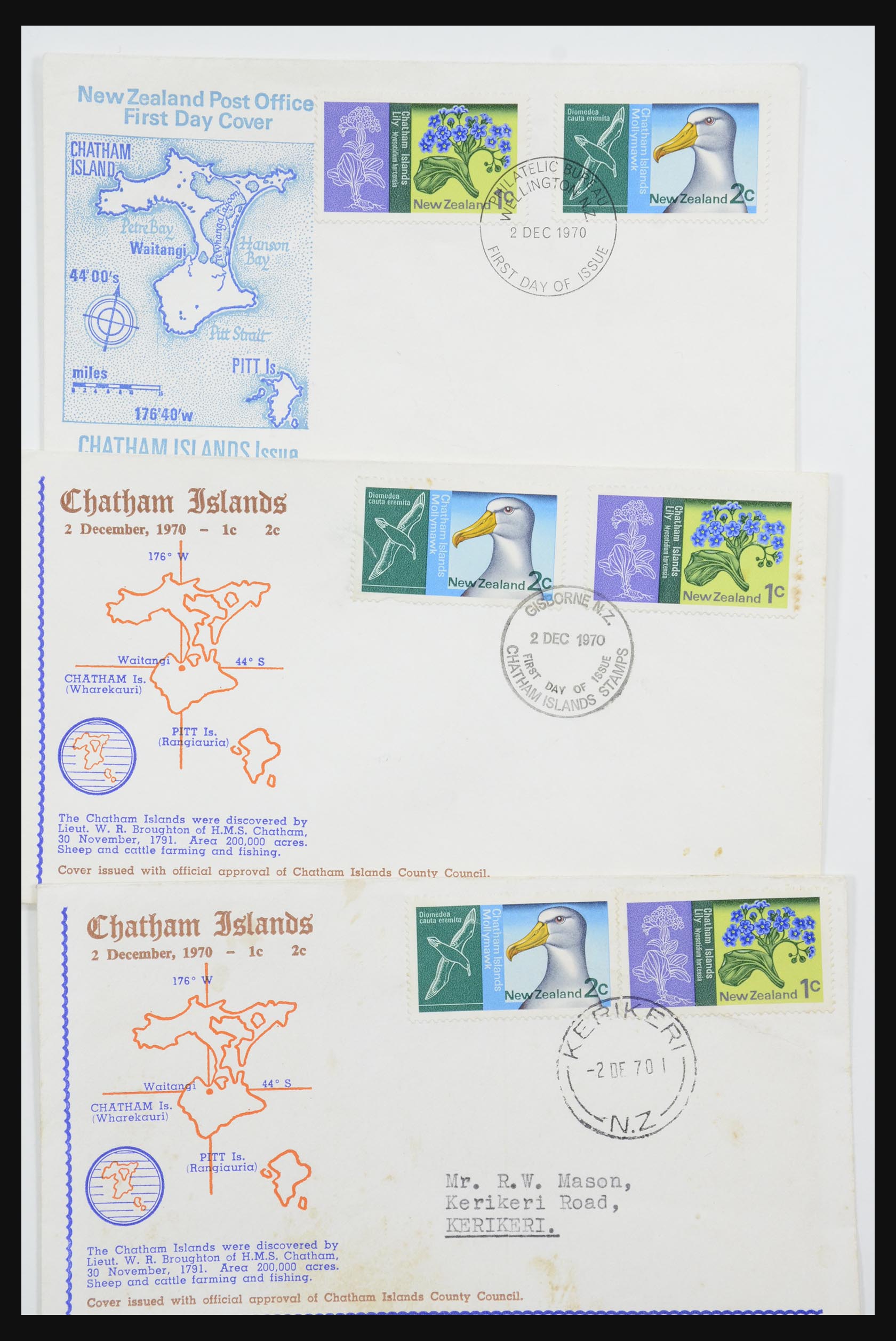 31951 030 - 31951 Nieuw Zeeland FDC's ca. 1960-1970.