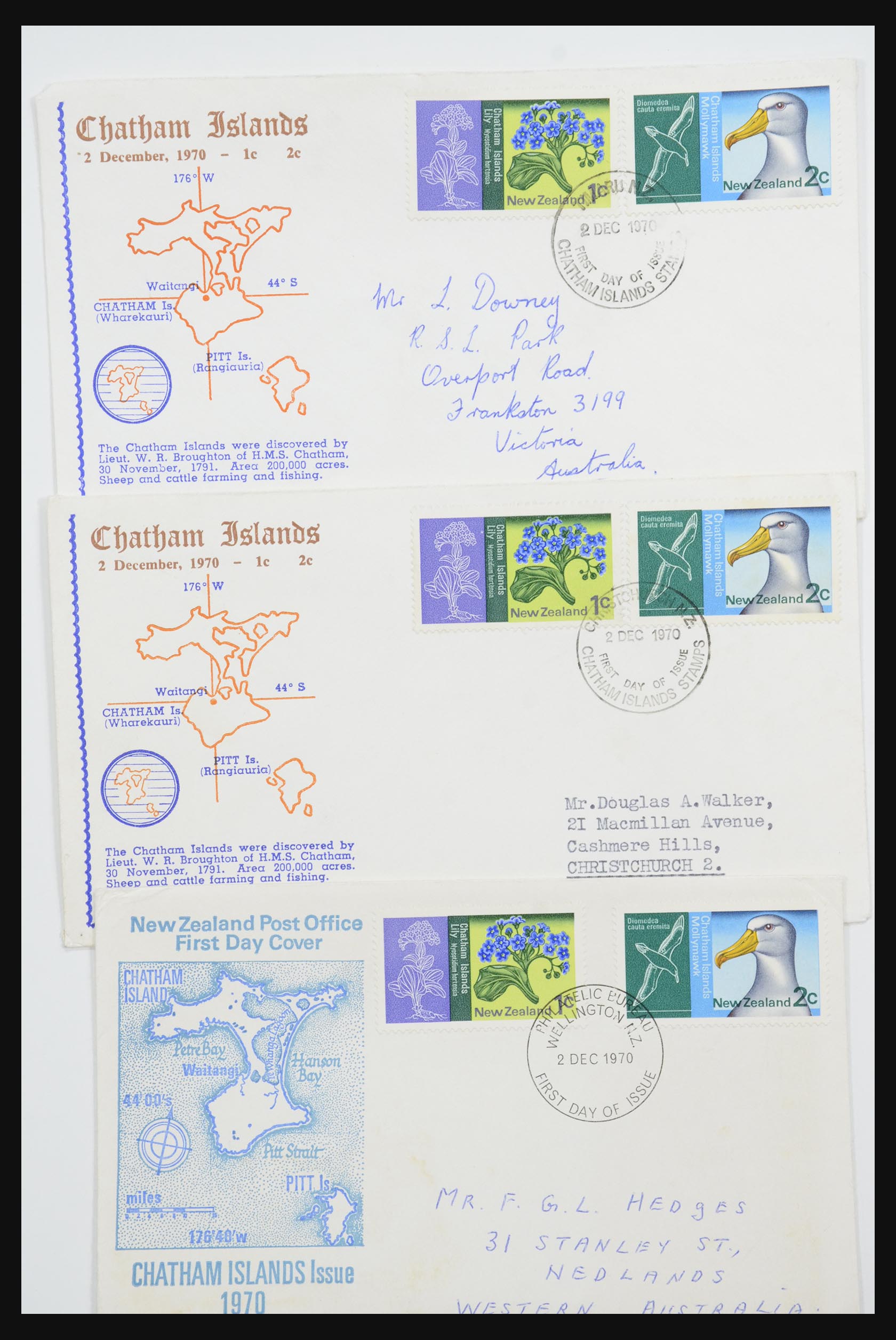 31951 032 - 31951 New Zealand FDC's ca. 1960-1970.