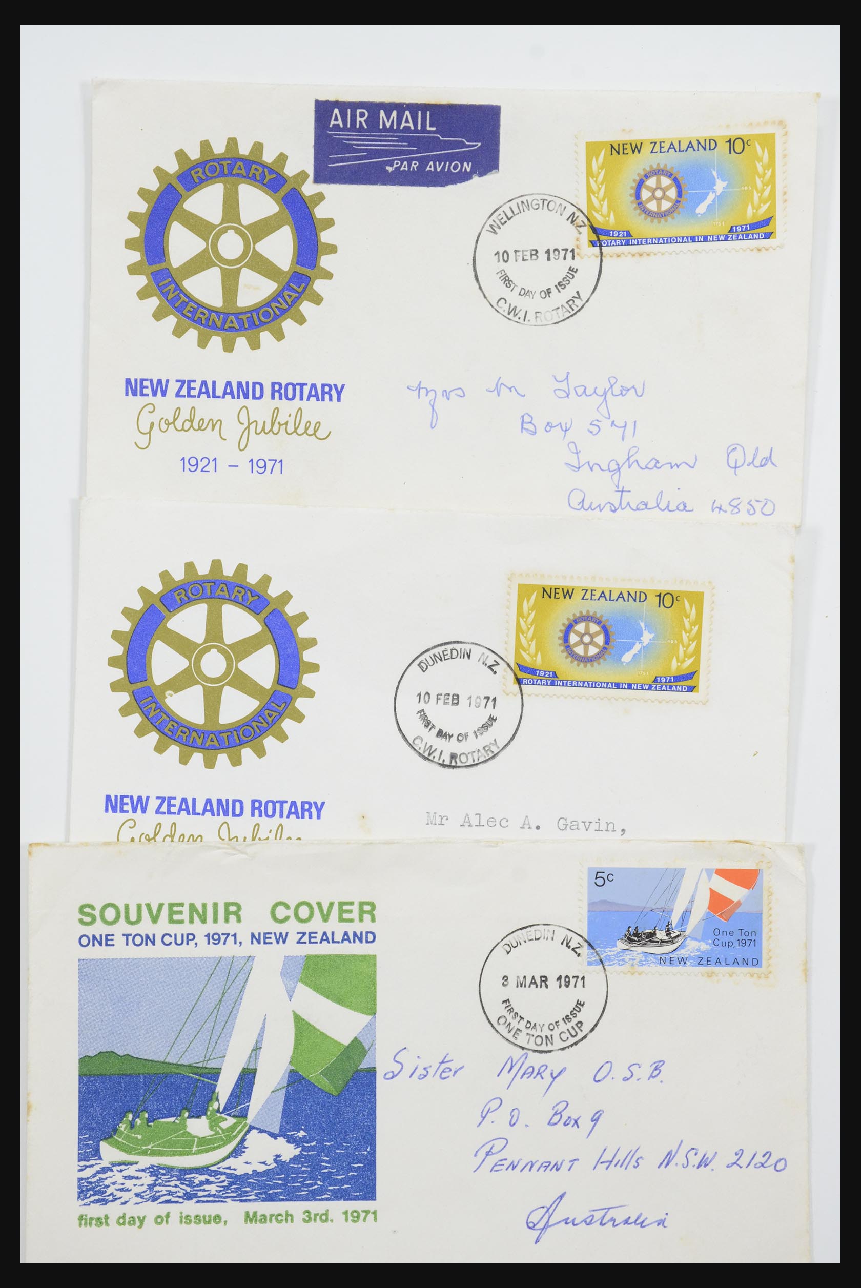 31951 038 - 31951 Nieuw Zeeland FDC's ca. 1960-1970.