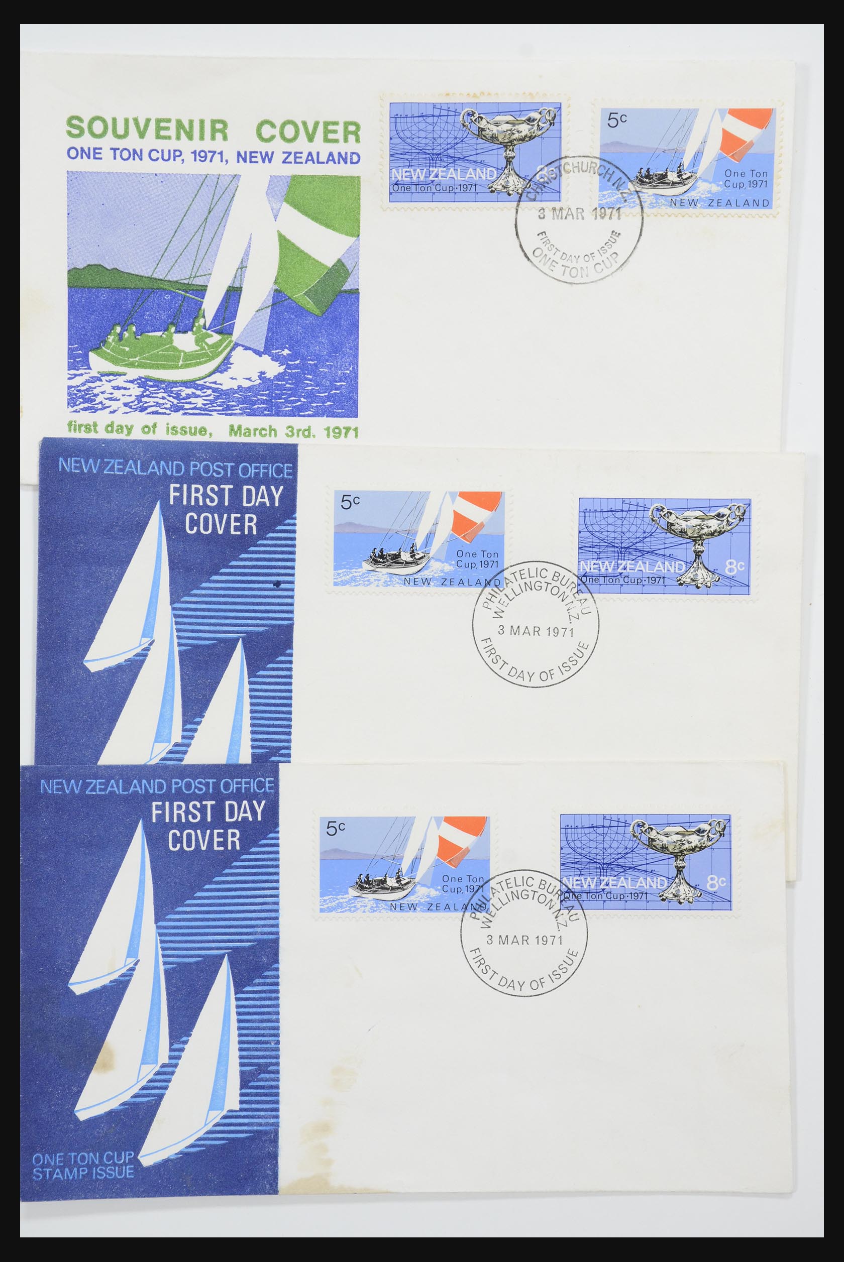 31951 039 - 31951 Nieuw Zeeland FDC's ca. 1960-1970.