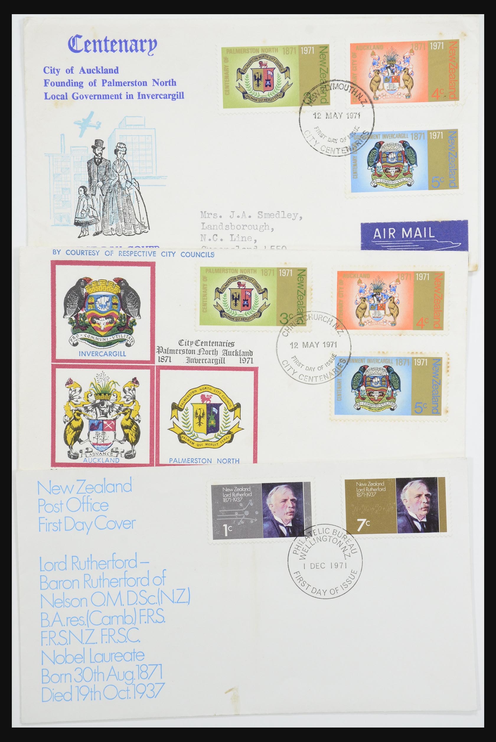 31951 043 - 31951 New Zealand FDC's ca. 1960-1970.