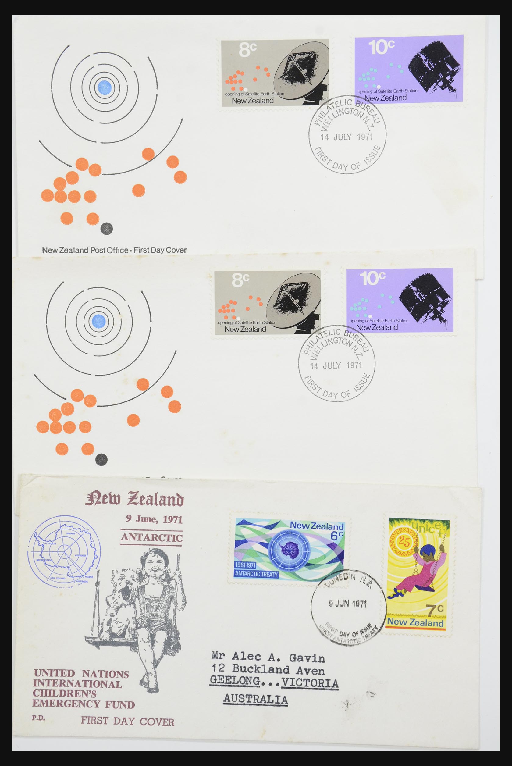 31951 046 - 31951 New Zealand FDC's ca. 1960-1970.